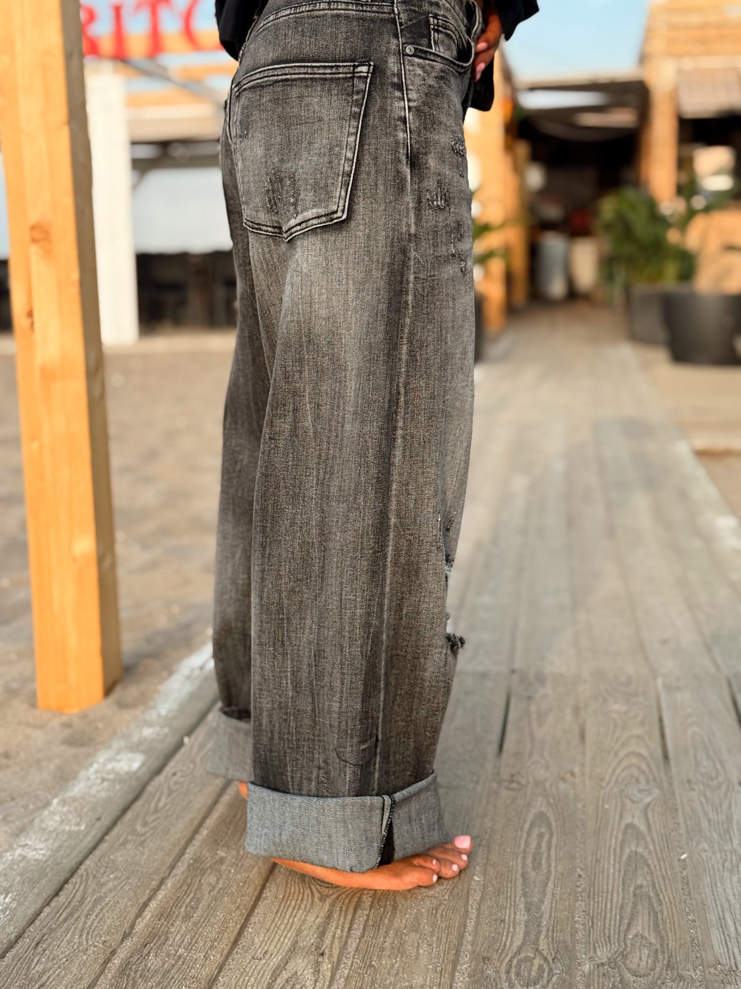 JEANS VAQUEROS JADE GRIS