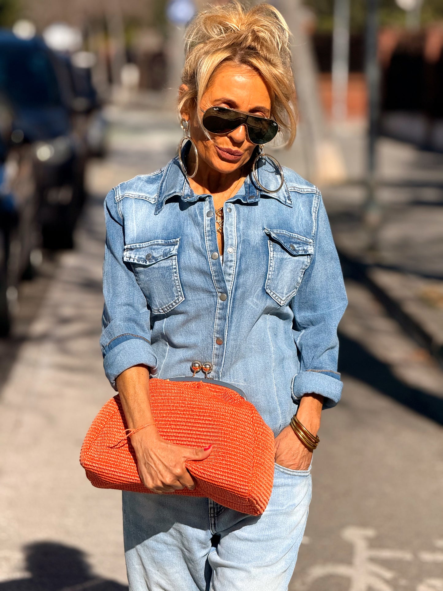 CLUTCH CELINE MULTICOLOR