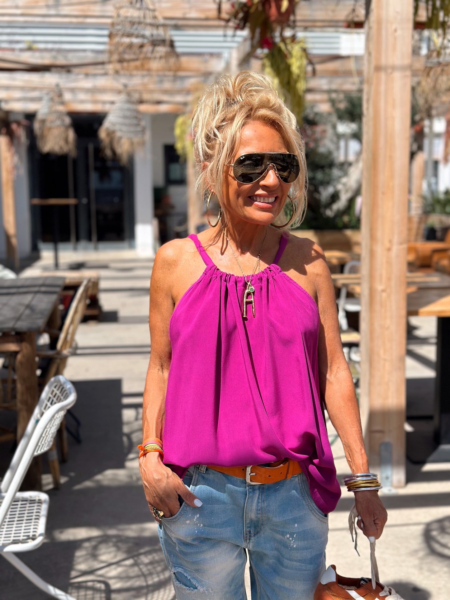 TOP BLUSA ANGELA LILAS