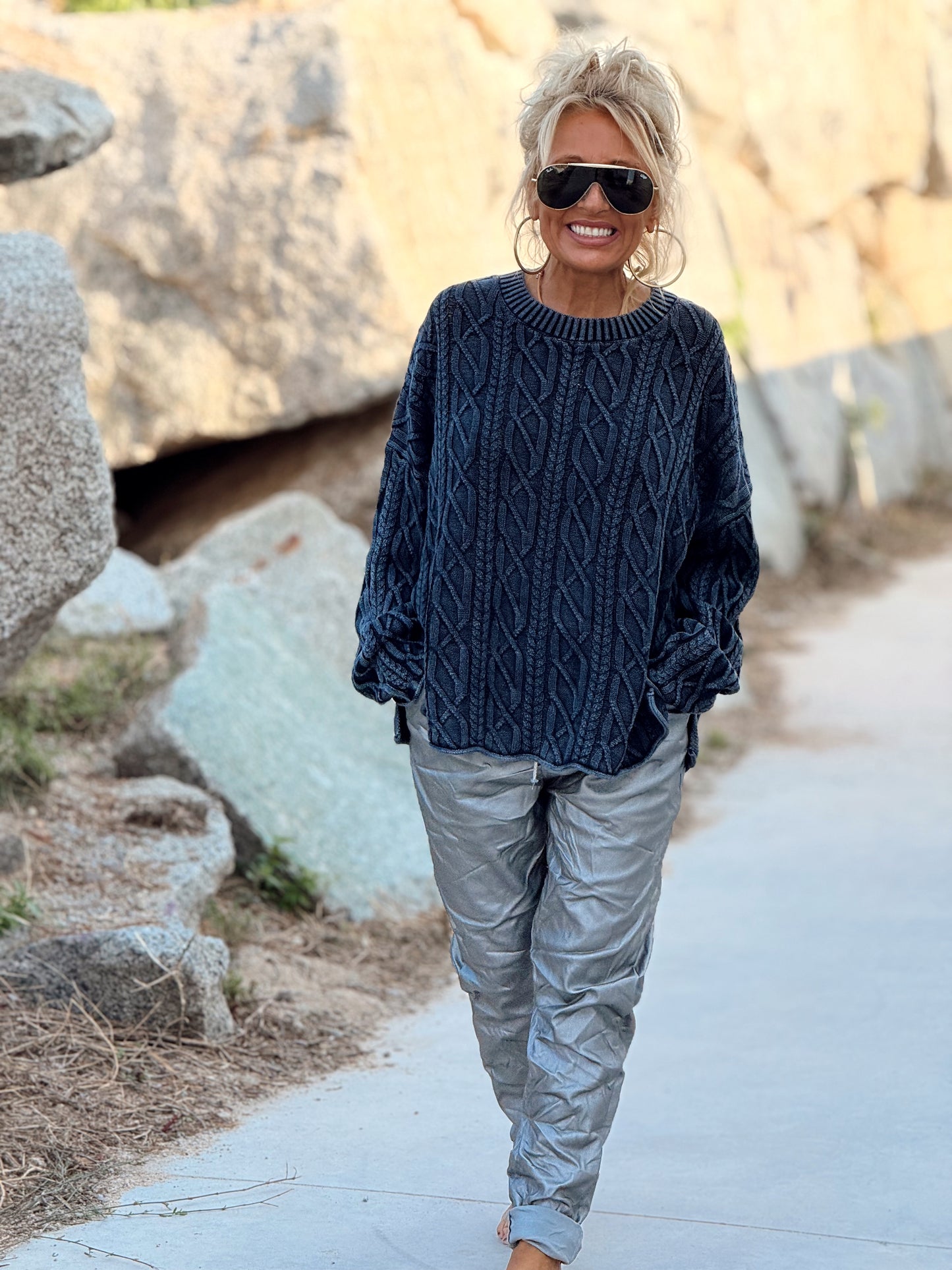 JERSEY ENTRELAZADO TAMARA MULTICOLOR