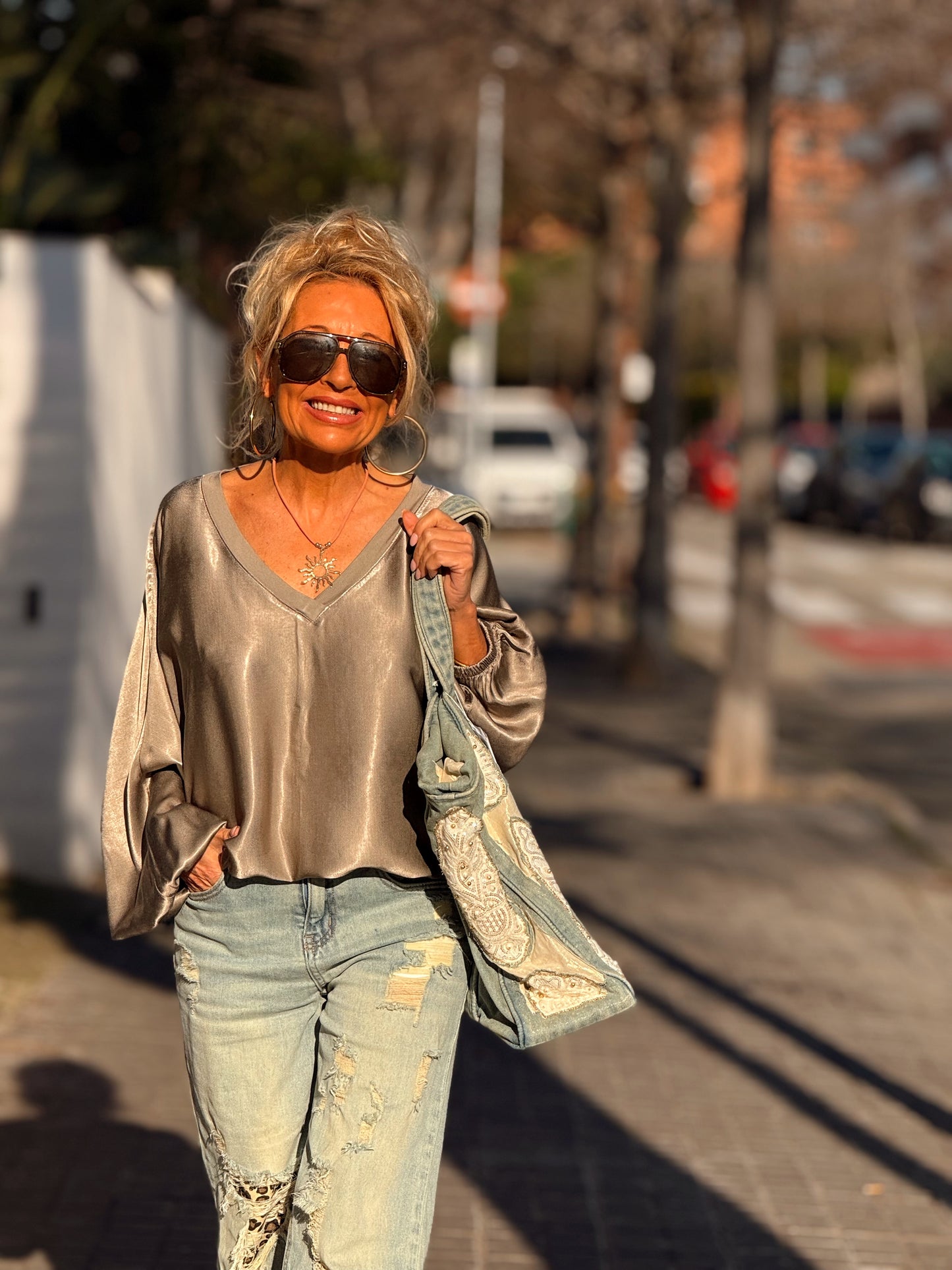 BLUSA OVERSIZE ZIGGY MULTICOLOR