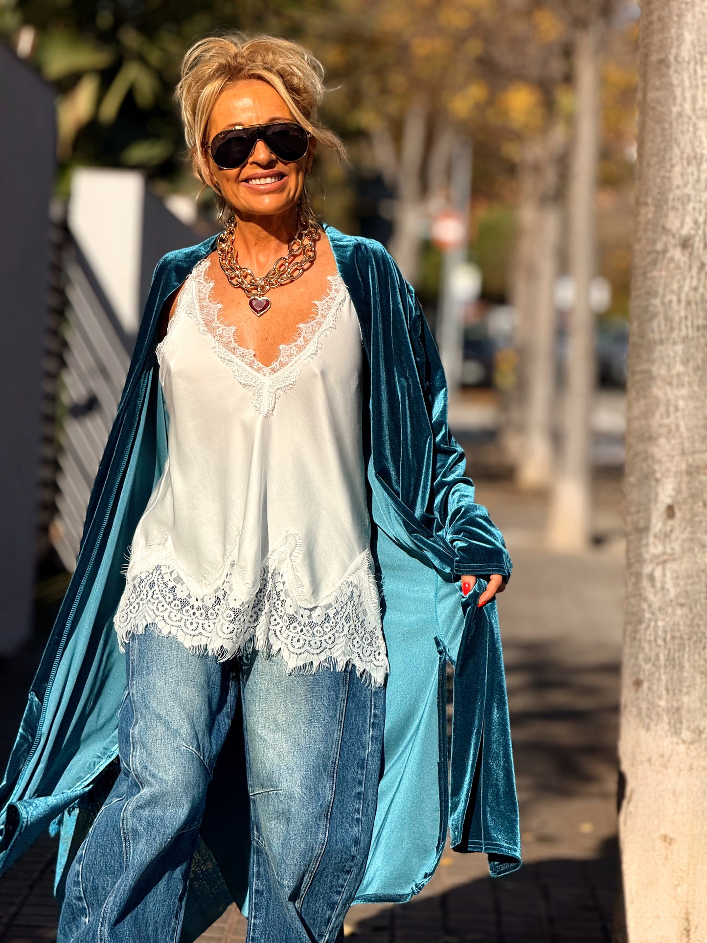 KIMONO TERCIOPELO MULTICOLOR