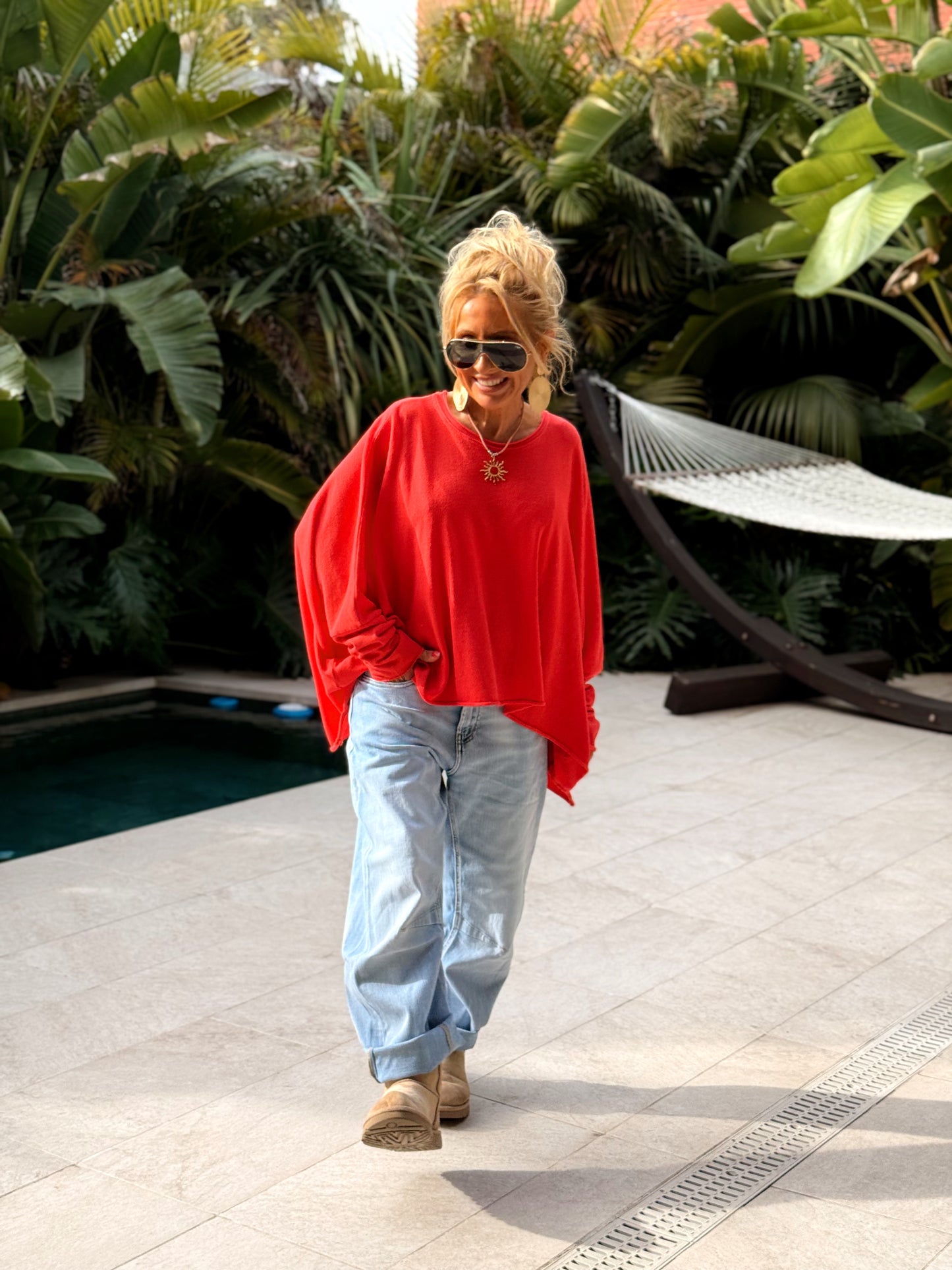 CAMISETA DESGASTADA SUPER OVERSIZE DANI MULTICOLOR