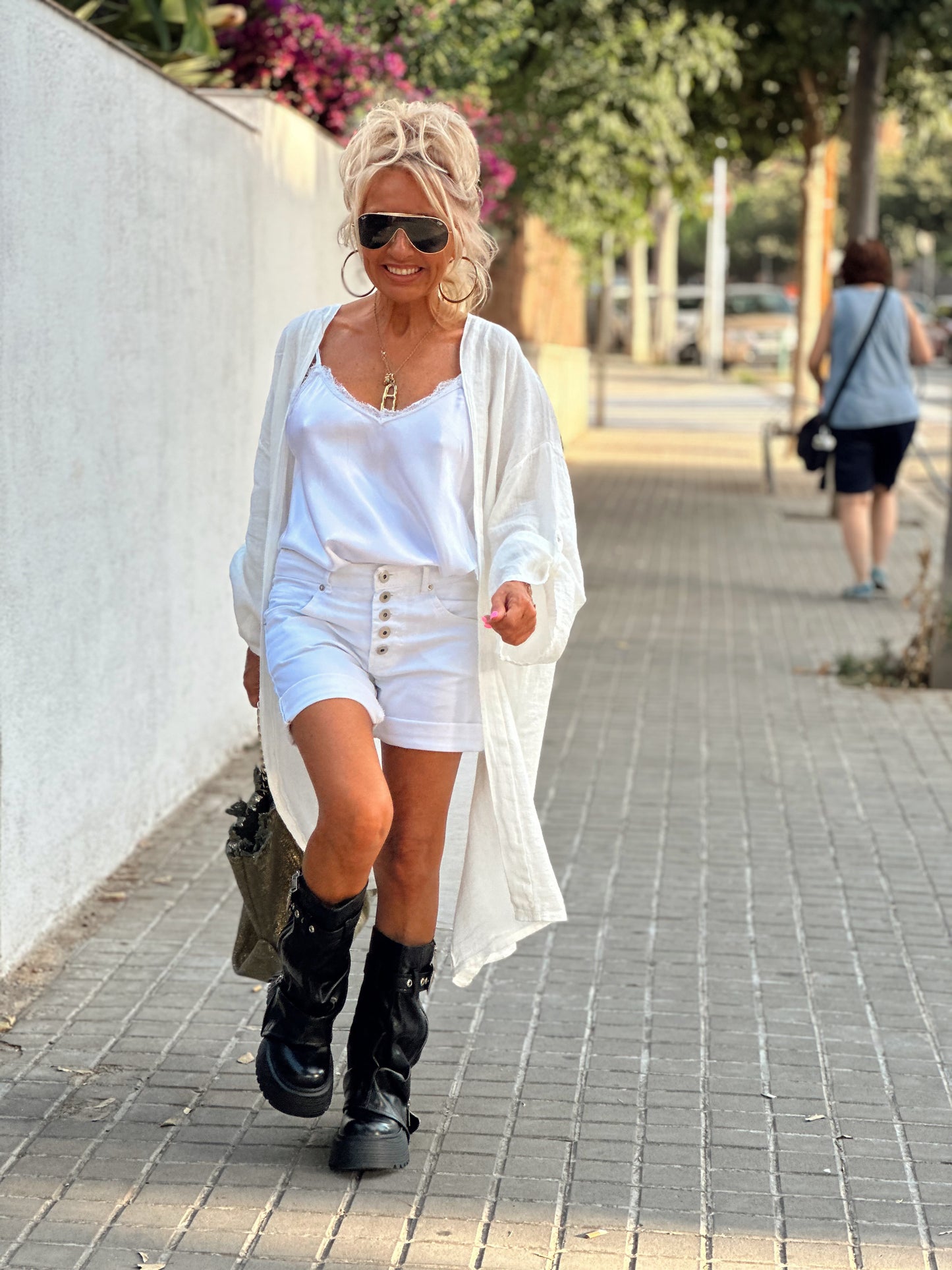 CHAQUETA LINO BETTY MULTICOLOR