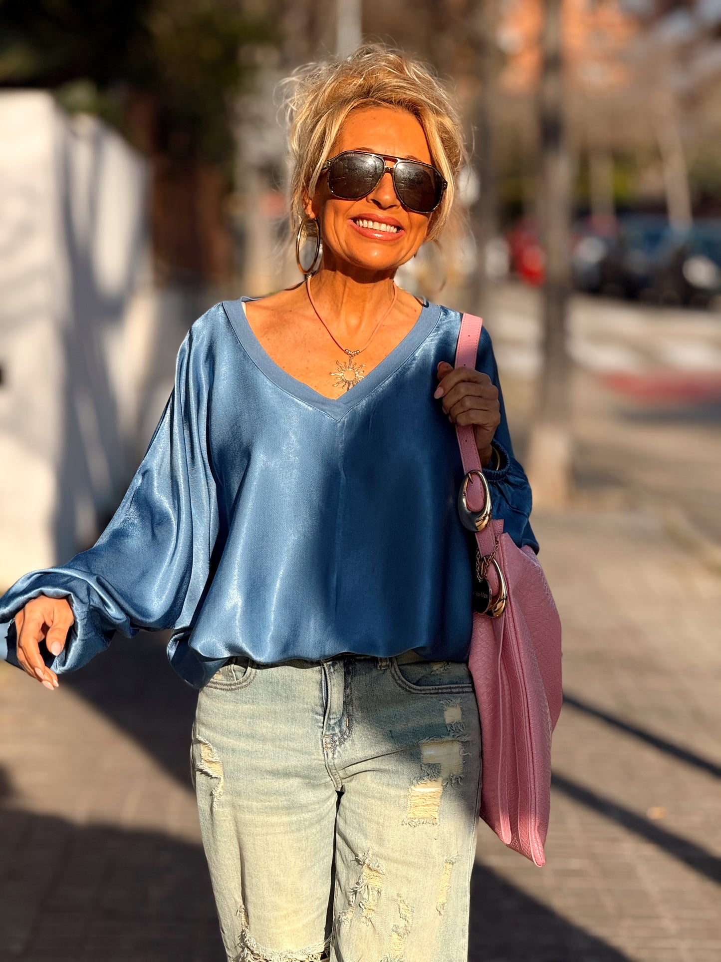 BLUSA OVERSIZE ZIGGY MULTICOLOR