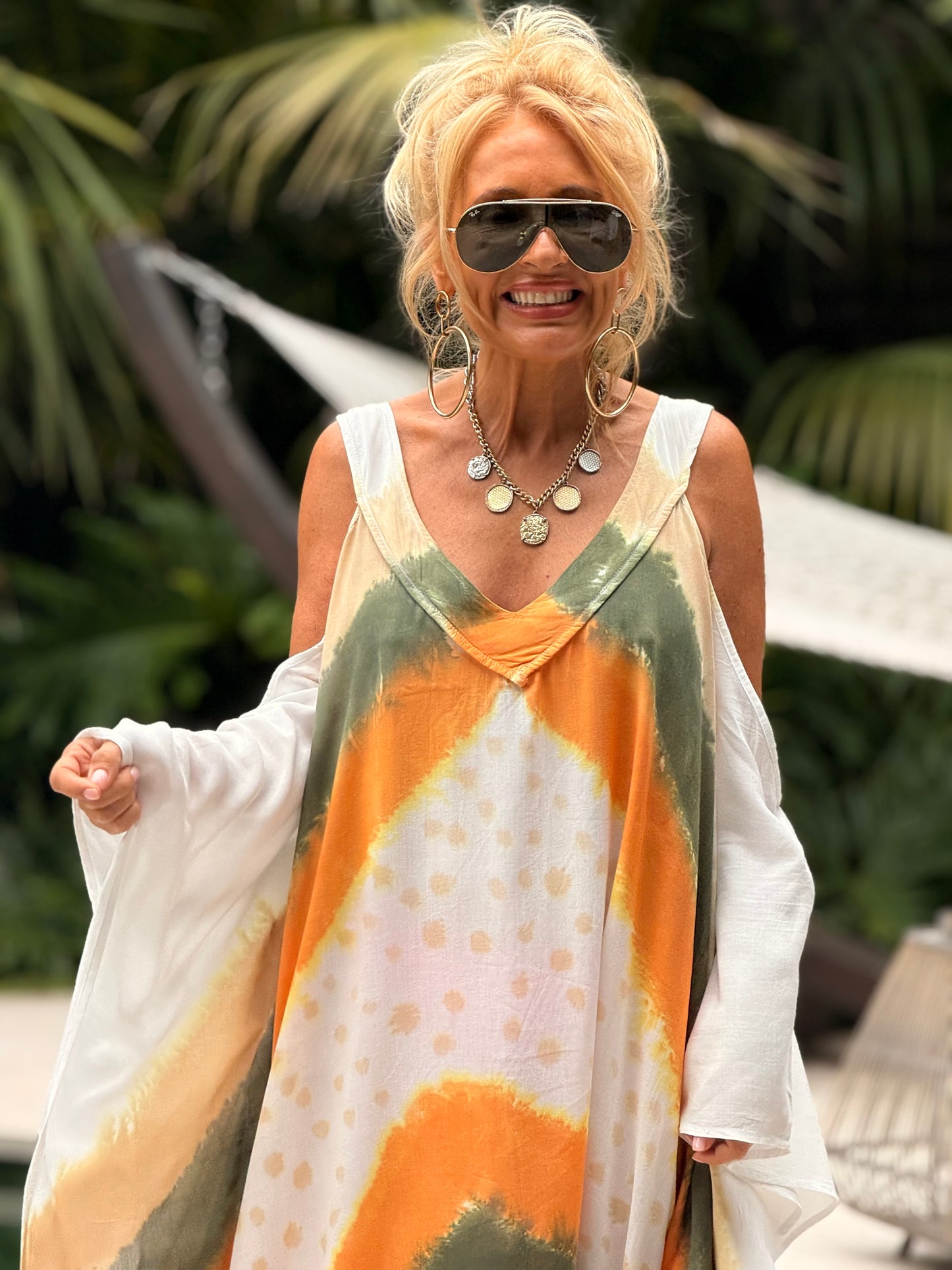 VESTIDO SUPER OVERSIZE FORMENTERA MULTICOLOR