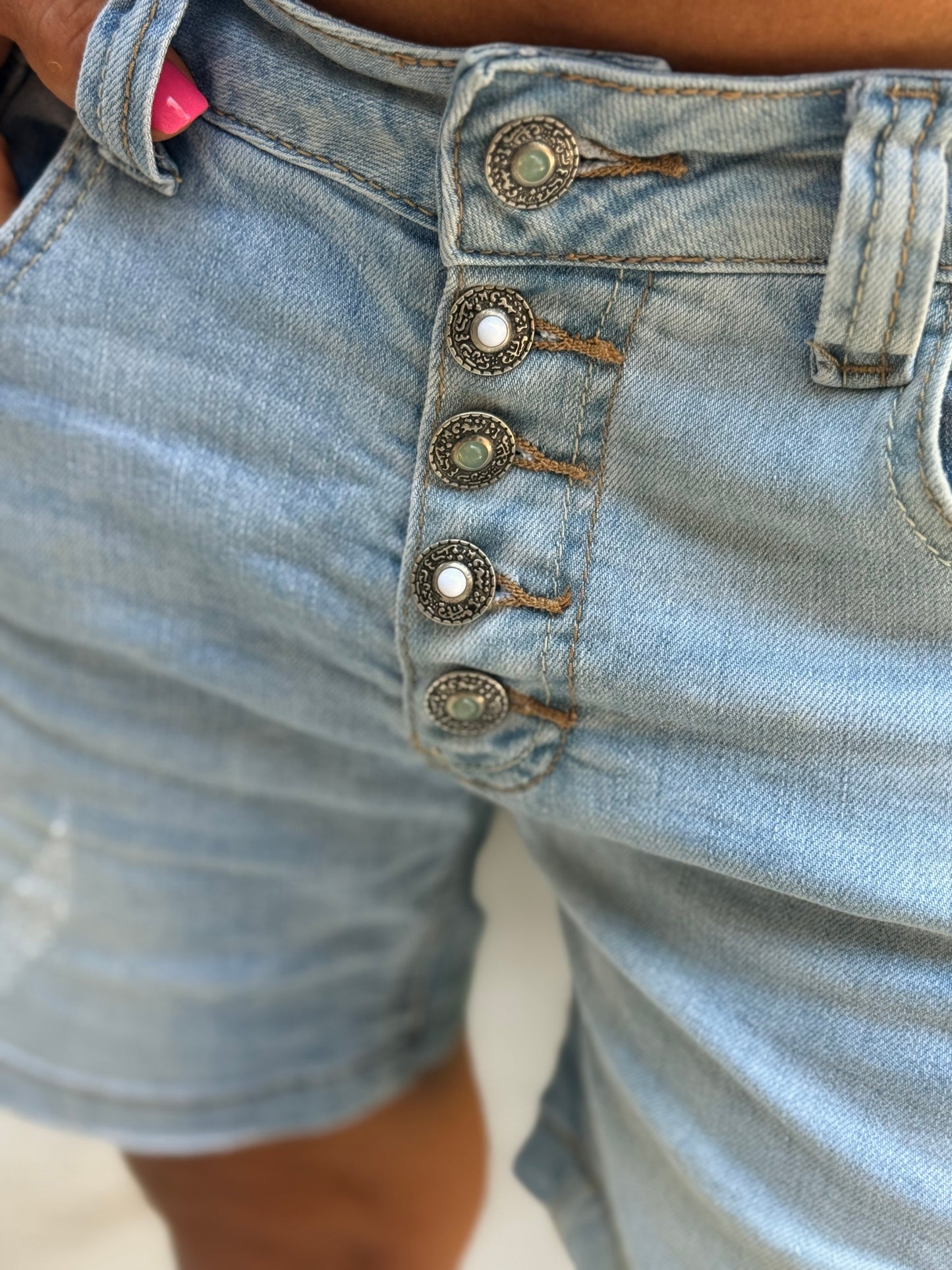 SHORT BIJOUX TEJANO CLARO