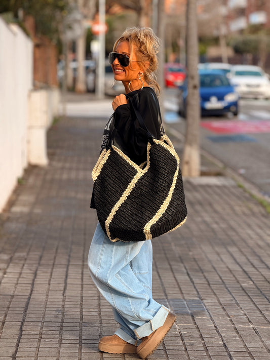 BOLSO RAFIA MULTICOLOR