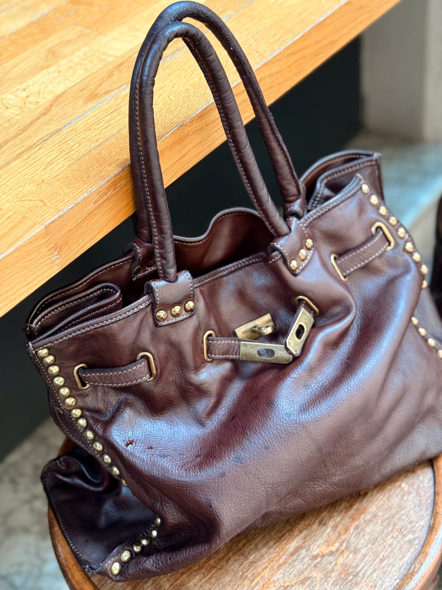 BOLSO DE PIEL SYDNEY MULTICOLOR