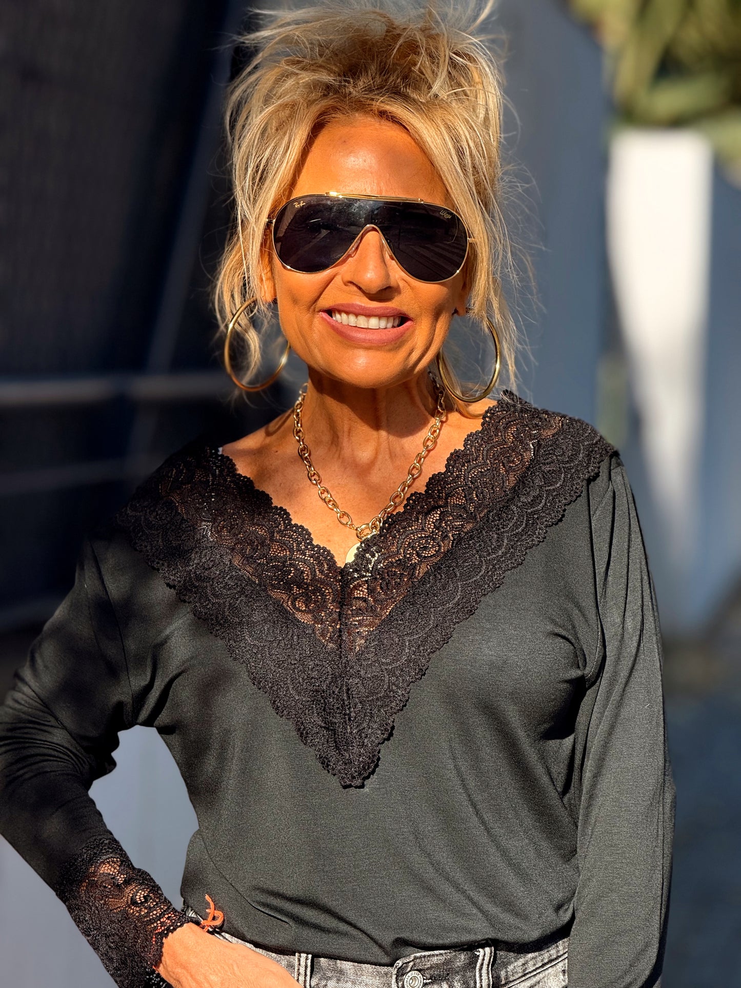 CAMISETA LENCERO SUPER OVERSIZE ANDREA MULTICOLOR