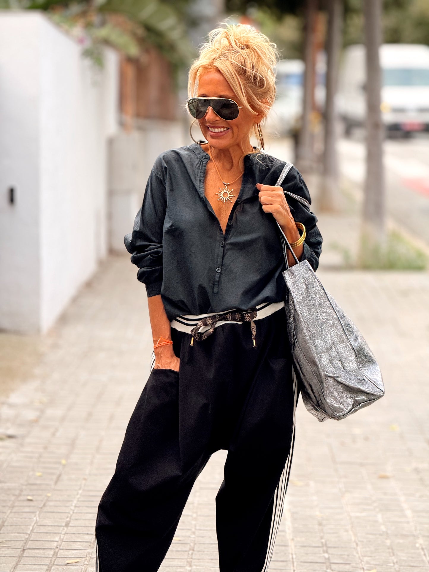 BOLSO PEDRO PLATEADO