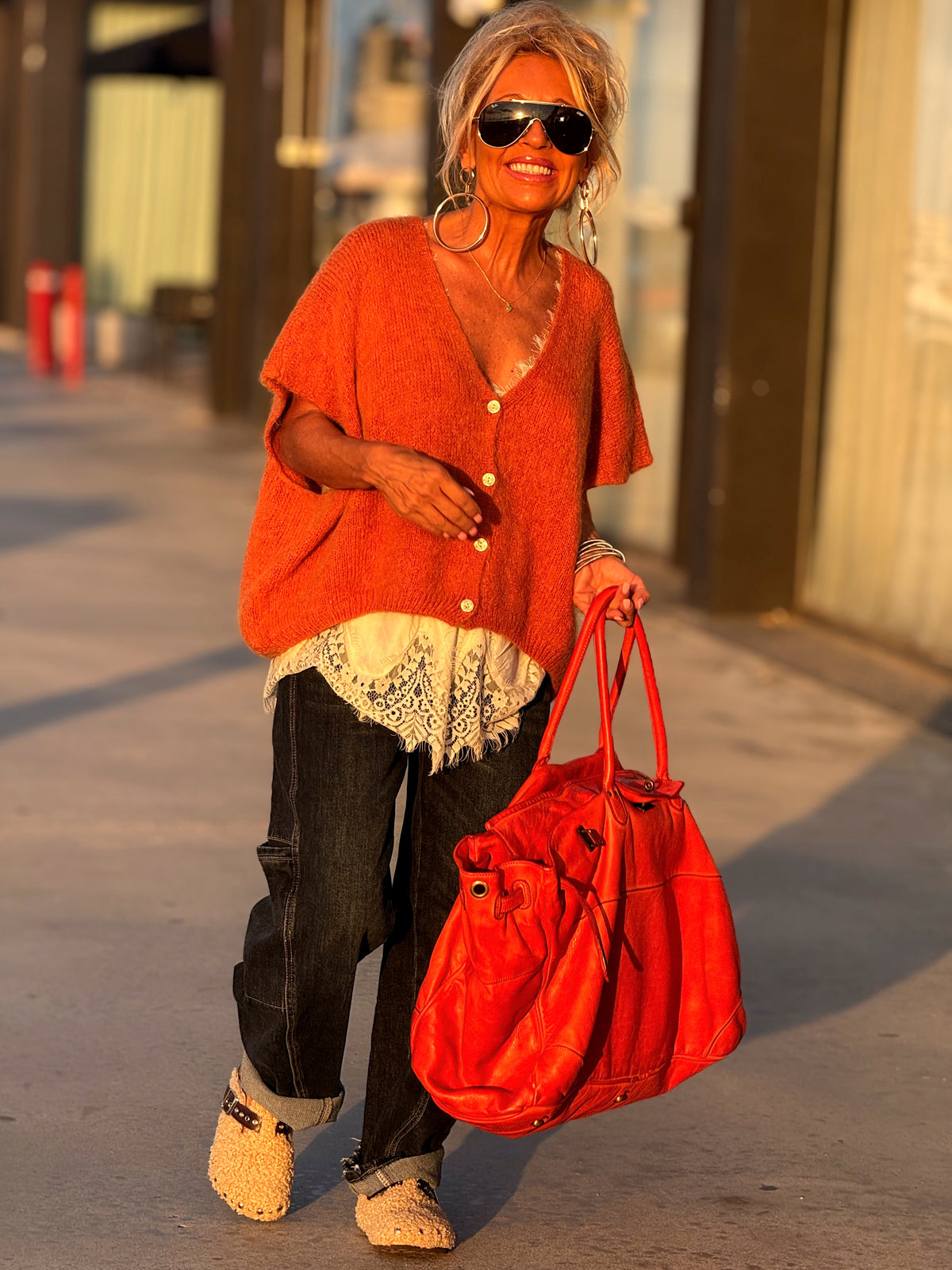 CHALECO OVERSIZE MARIANA MULTICOLOR