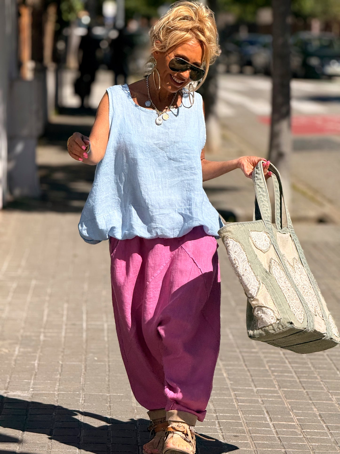 BLUSA LINO ARTHUR MULTICOLOR