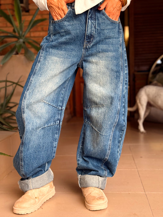 JEANS VAQUEROS BARREL TEJANO