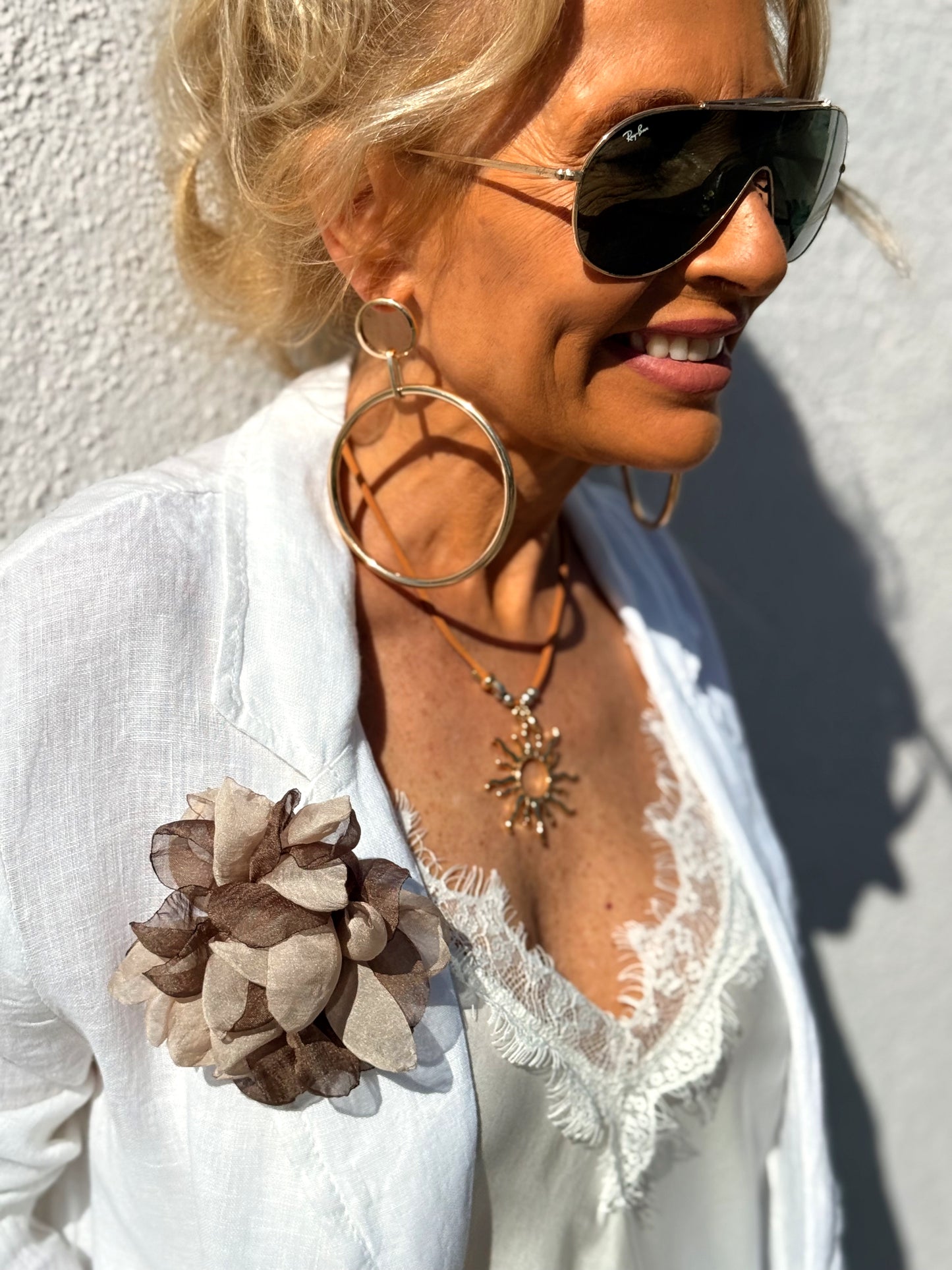 BROCHE FLORES AGATA  MULTICOLOR
