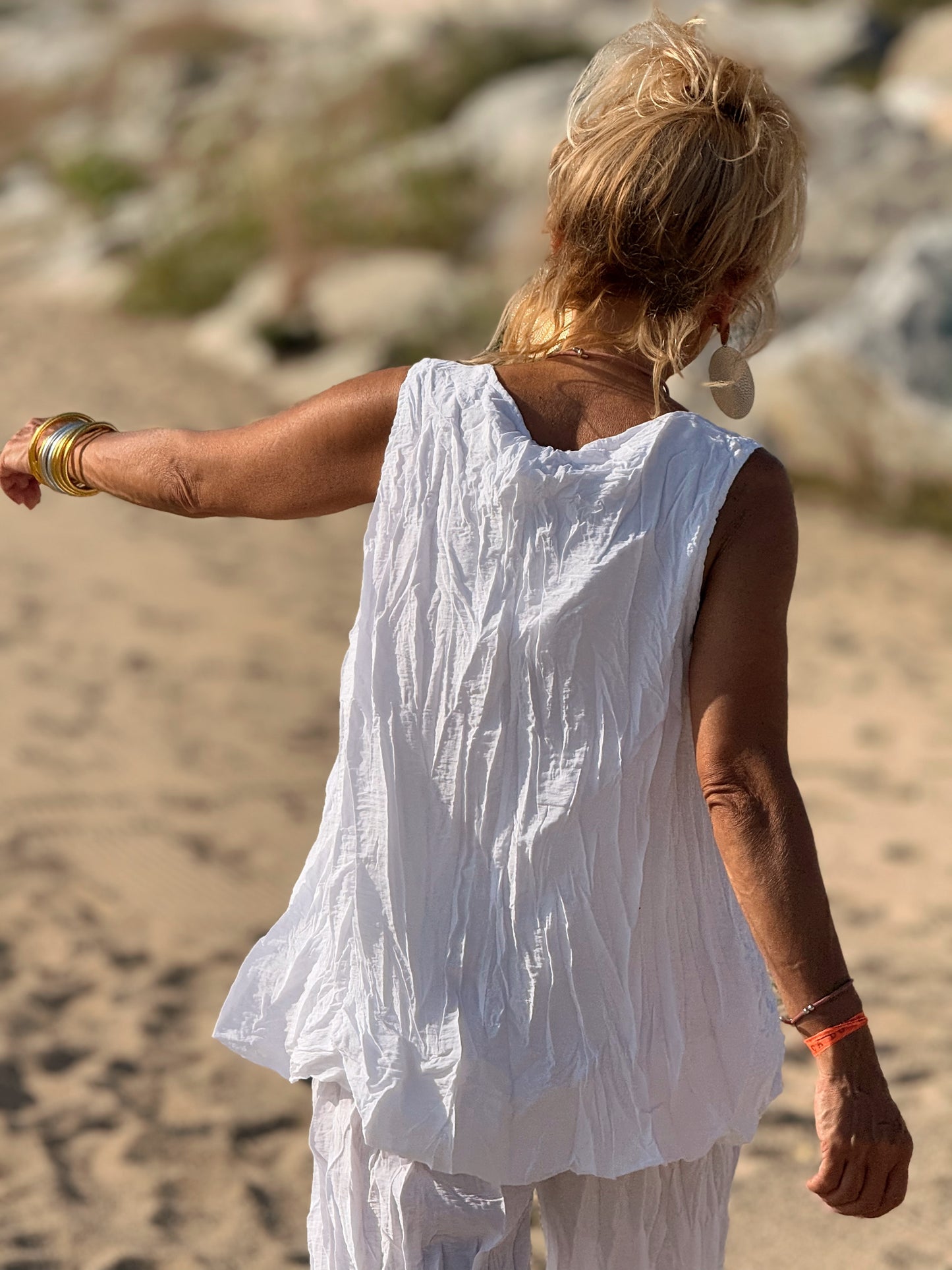 CONJUNTO ARRUGADO MULTICOLOR