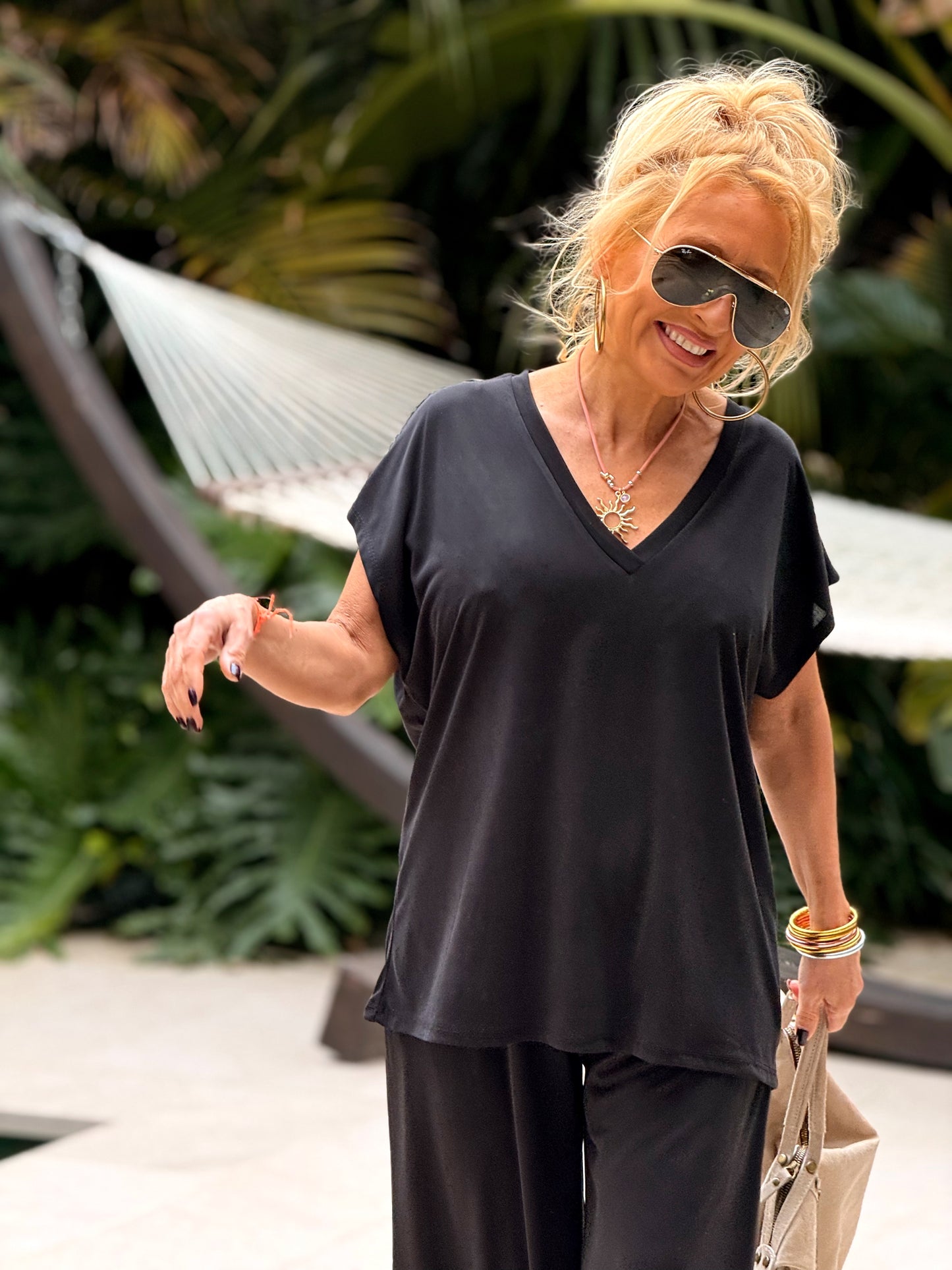 CONJUNTO PANTALON-BLUSA ALBA MULTICOLOR