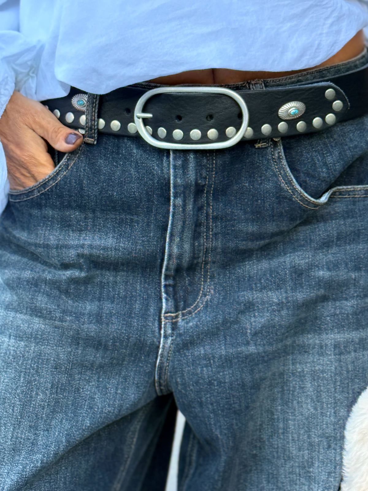CINTURÓN BOHO NEGRO
