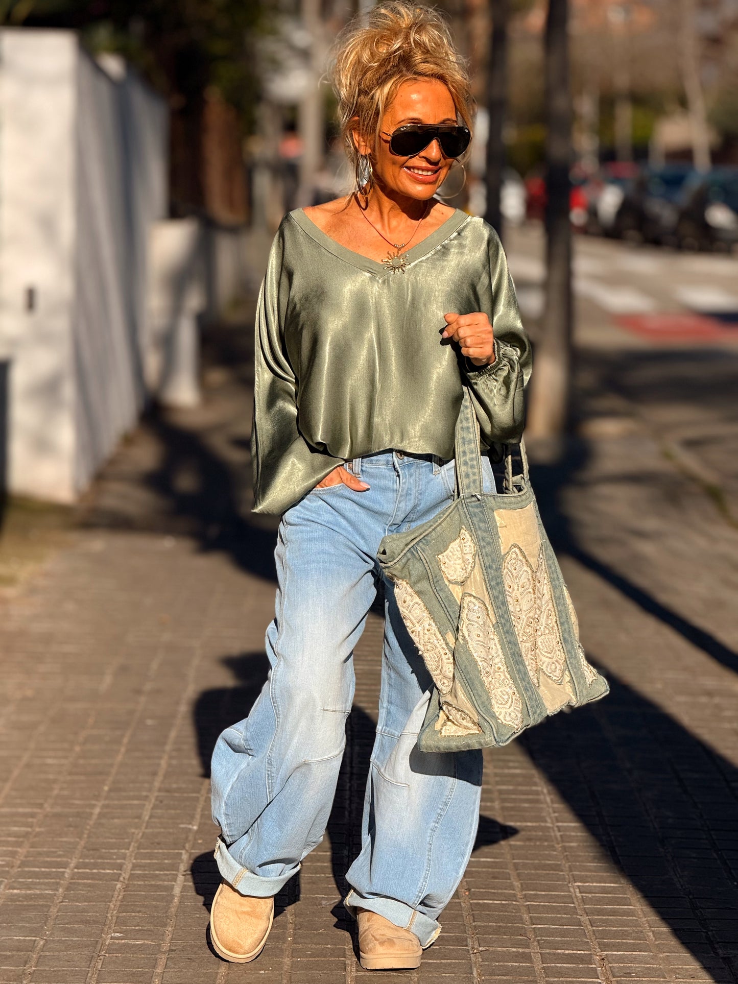 BLUSA OVERSIZE ZIGGY MULTICOLOR