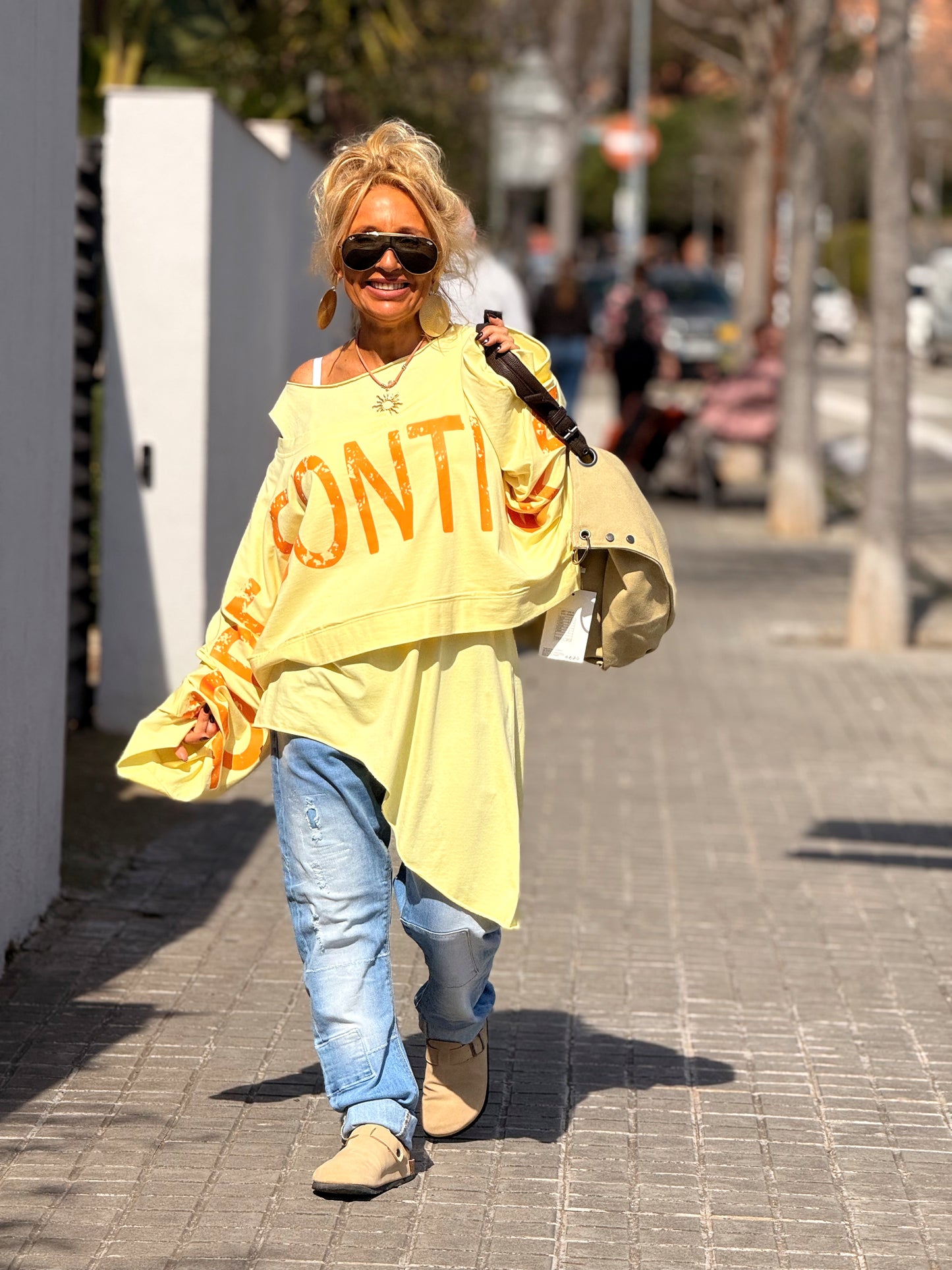 TOP ASIMÉTRICO MULTICOLOR