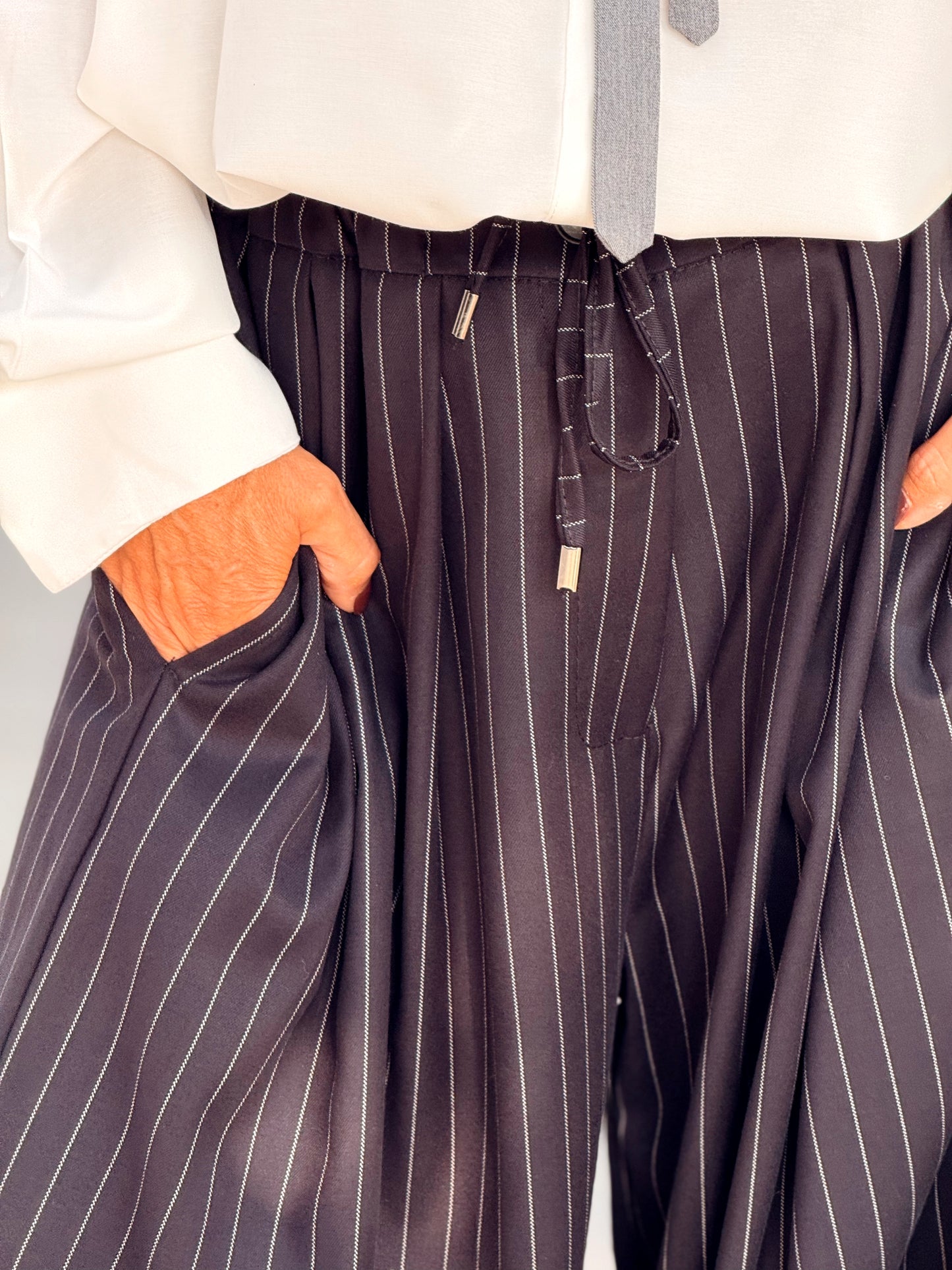 PANTALON OVERSIZE RAYAS MULTICOLOR