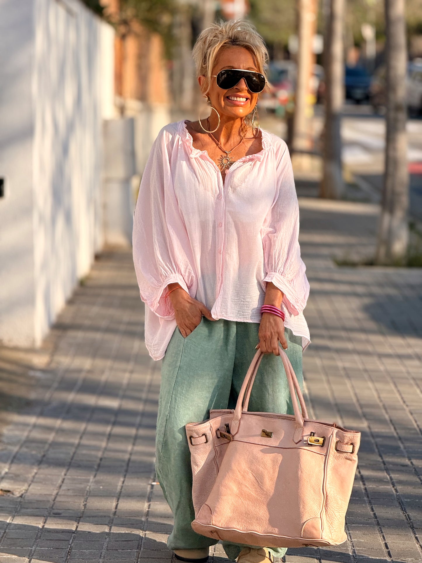 BLUSA OVERSIZE NINA MULTICOLOR