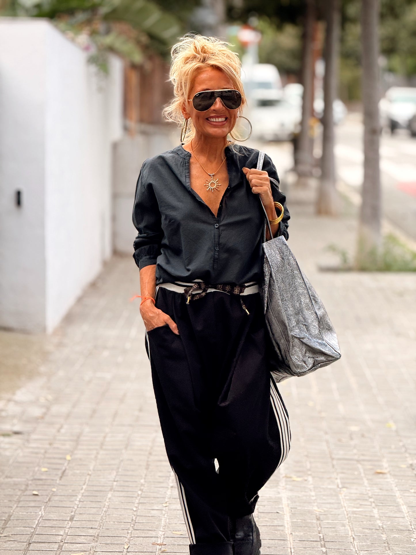 BOLSO PEDRO PLATEADO