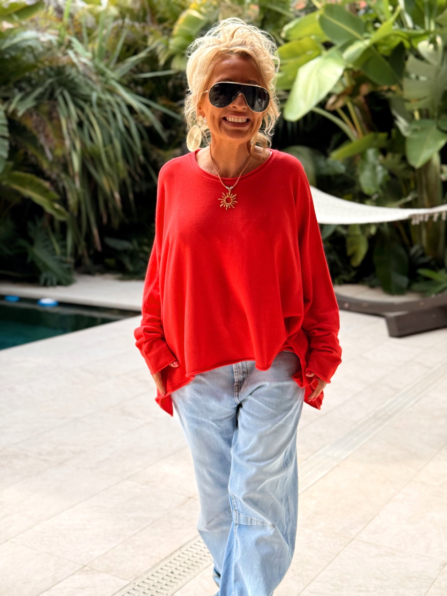 CAMISETA DESGASTADA SUPER OVERSIZE DANI MULTICOLOR