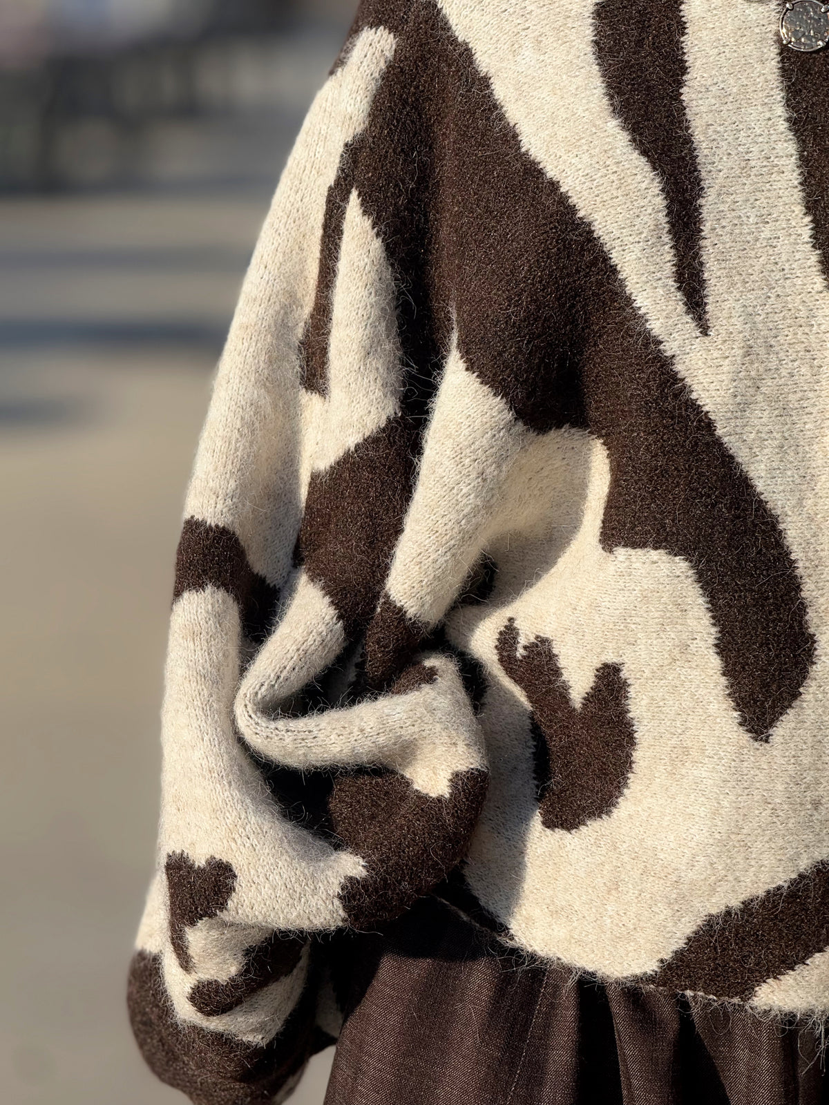 JERSEY OVERSIZE VACA MULTICOLOR