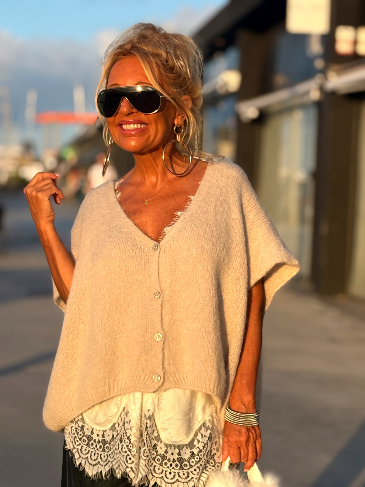 CHALECO OVERSIZE MARIANA MULTICOLOR