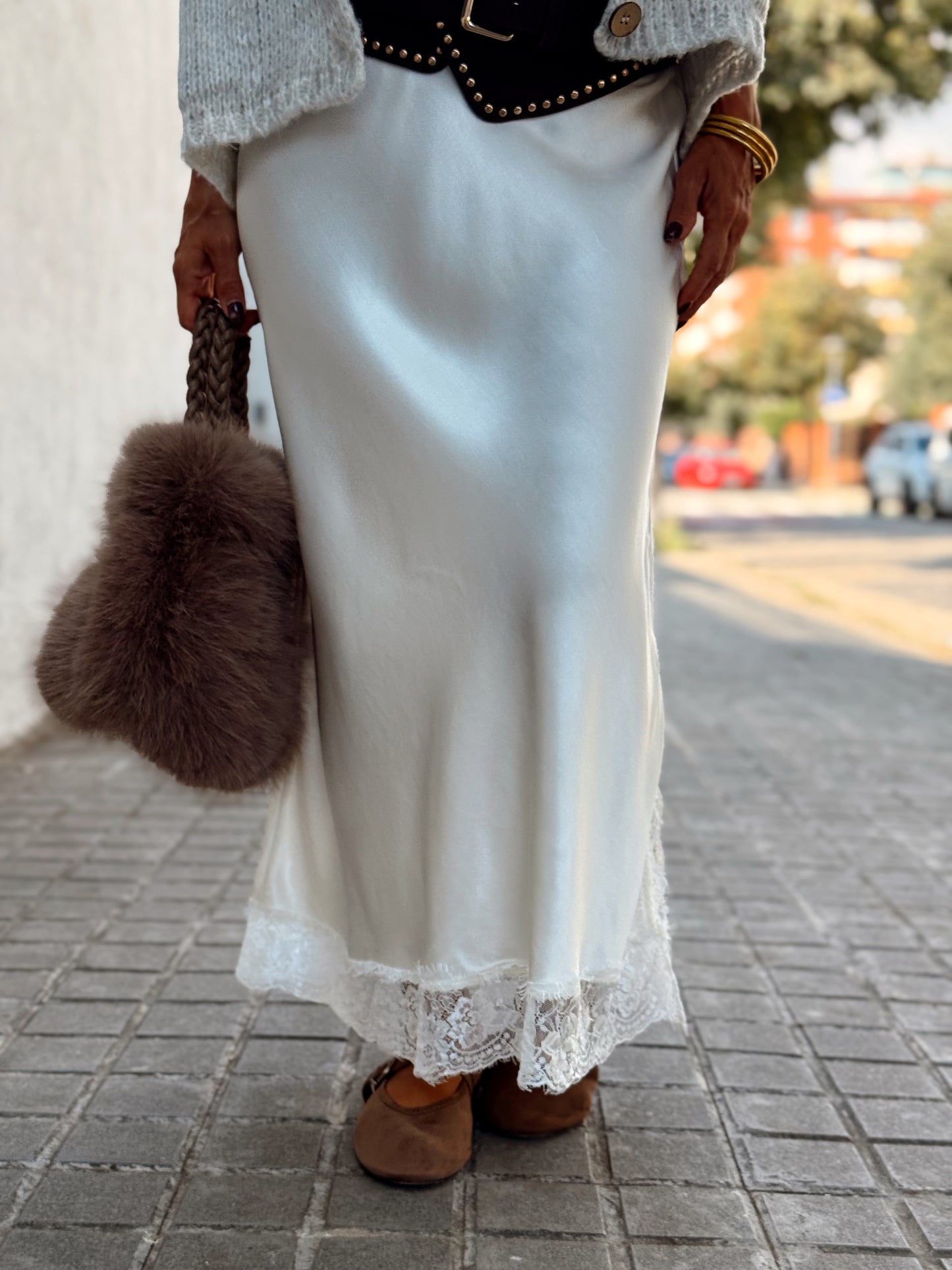 FALDA LENCERO MILA MULTICOLOR