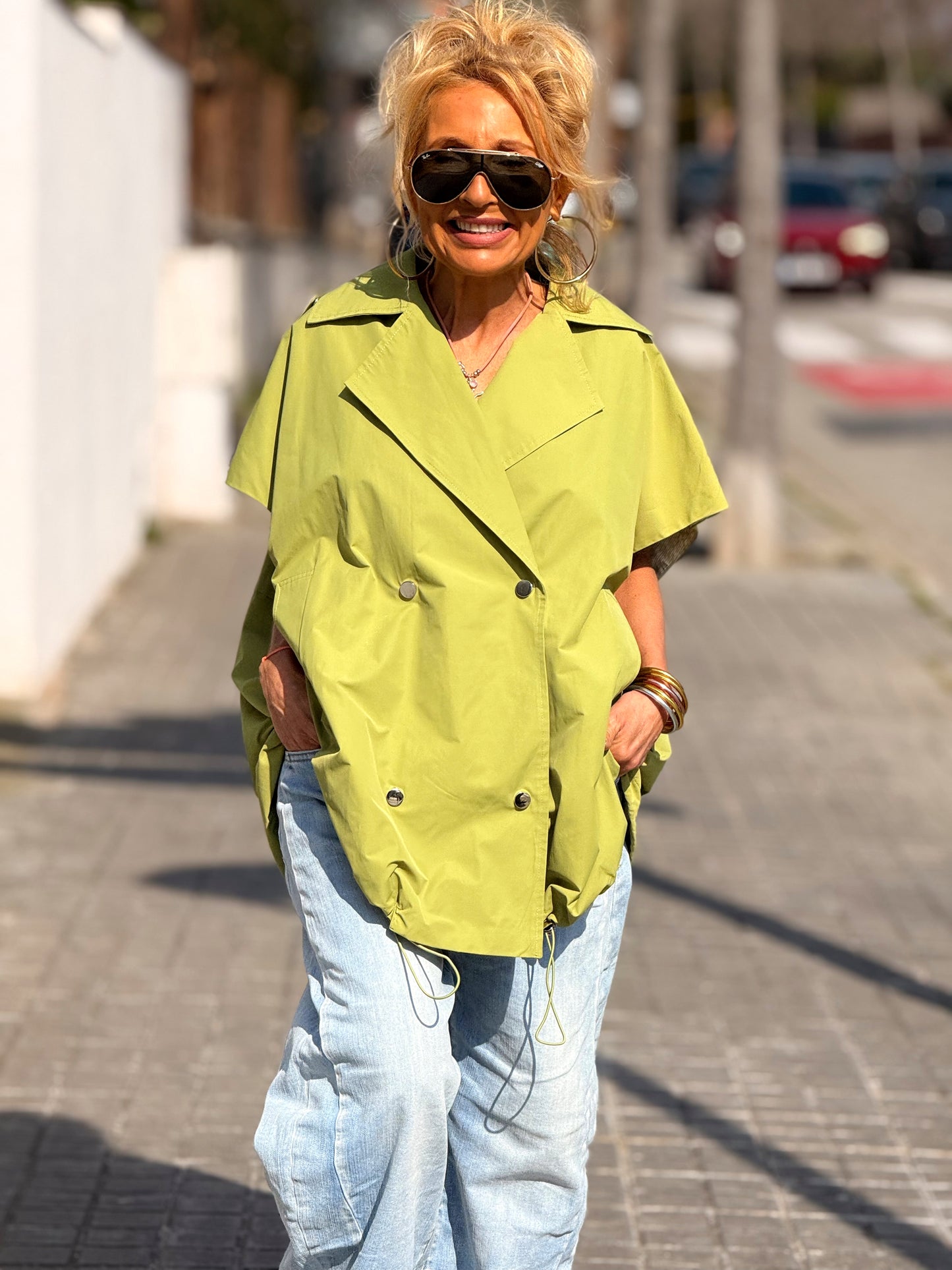 TRENCH OVERSIZE ELOWEN MULTICOLOR