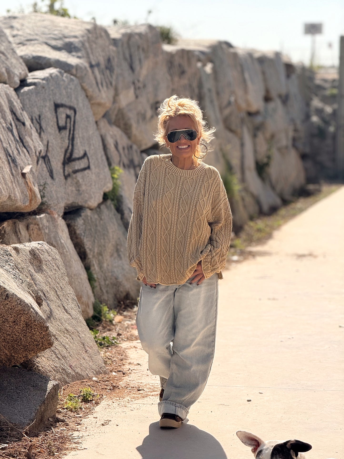 JERSEY ENTRELAZADO TAMARA MULTICOLOR