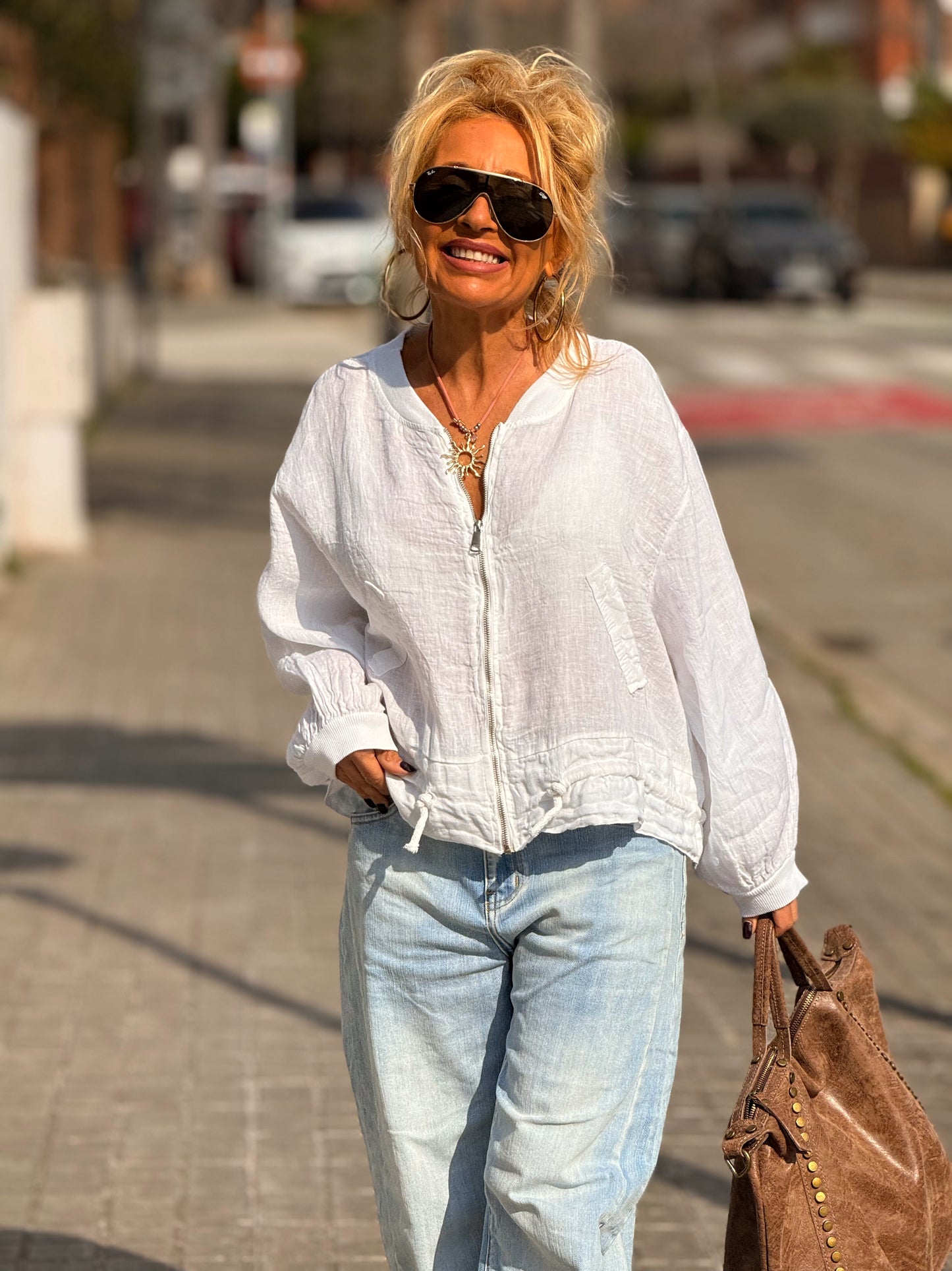 BOMBER LINO CAMILLE MULTICOLOR