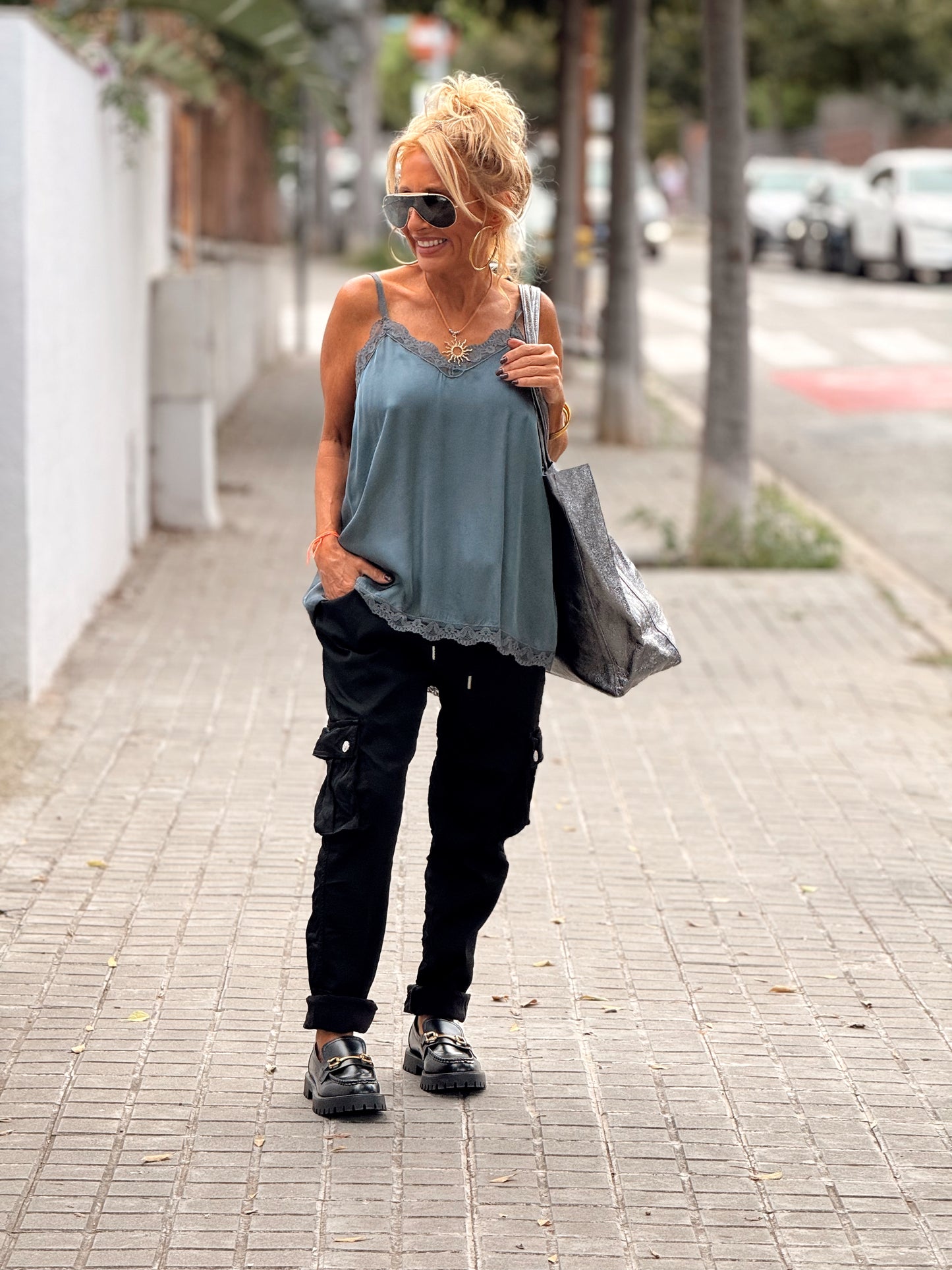 PANTALON CARGO OLIVER MULTICOLOR