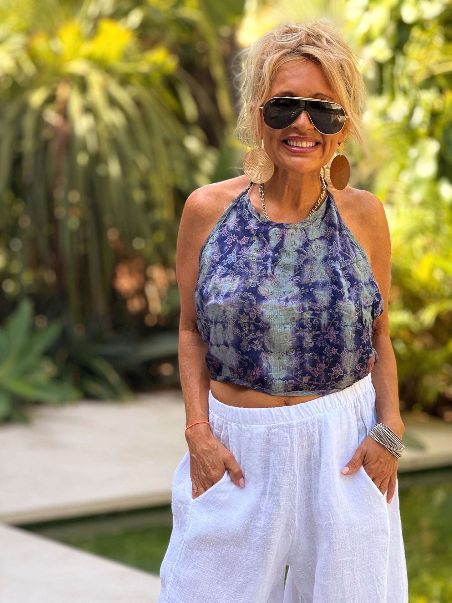 TOP CORTO INDY MULTICOLOR