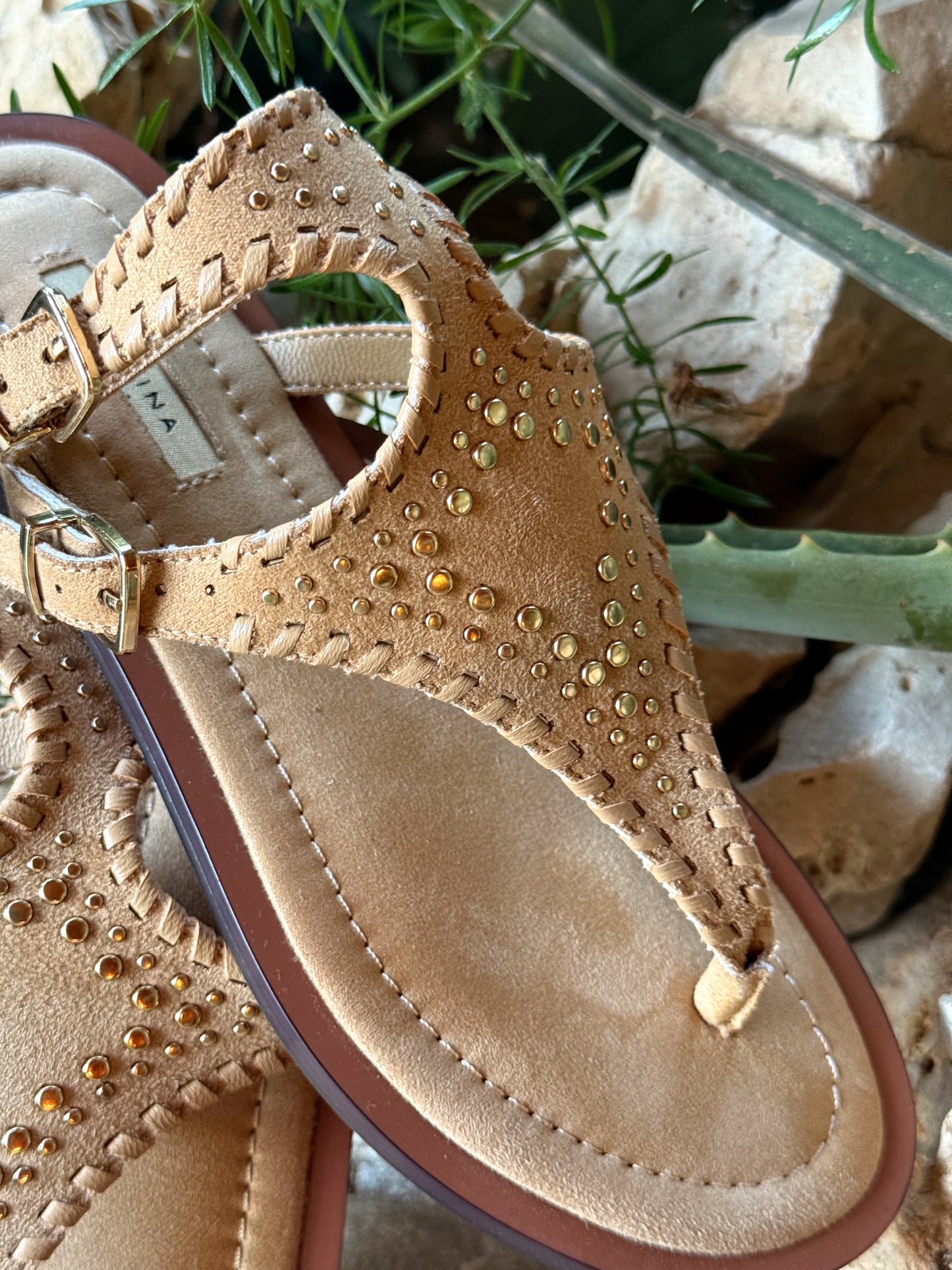 SANDALES HIPPIE BOHO BEIGE