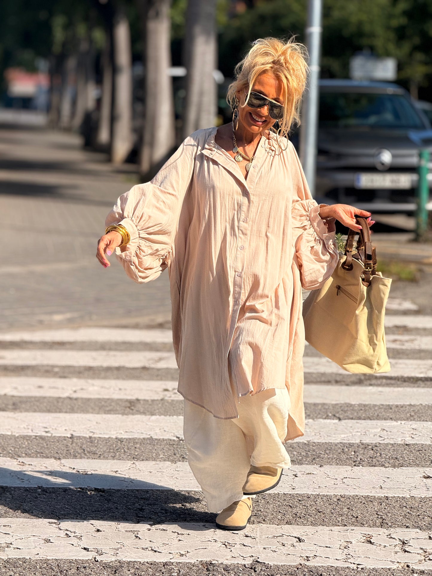 VESTIDO OVERSIZE NINA MULTICOLOR