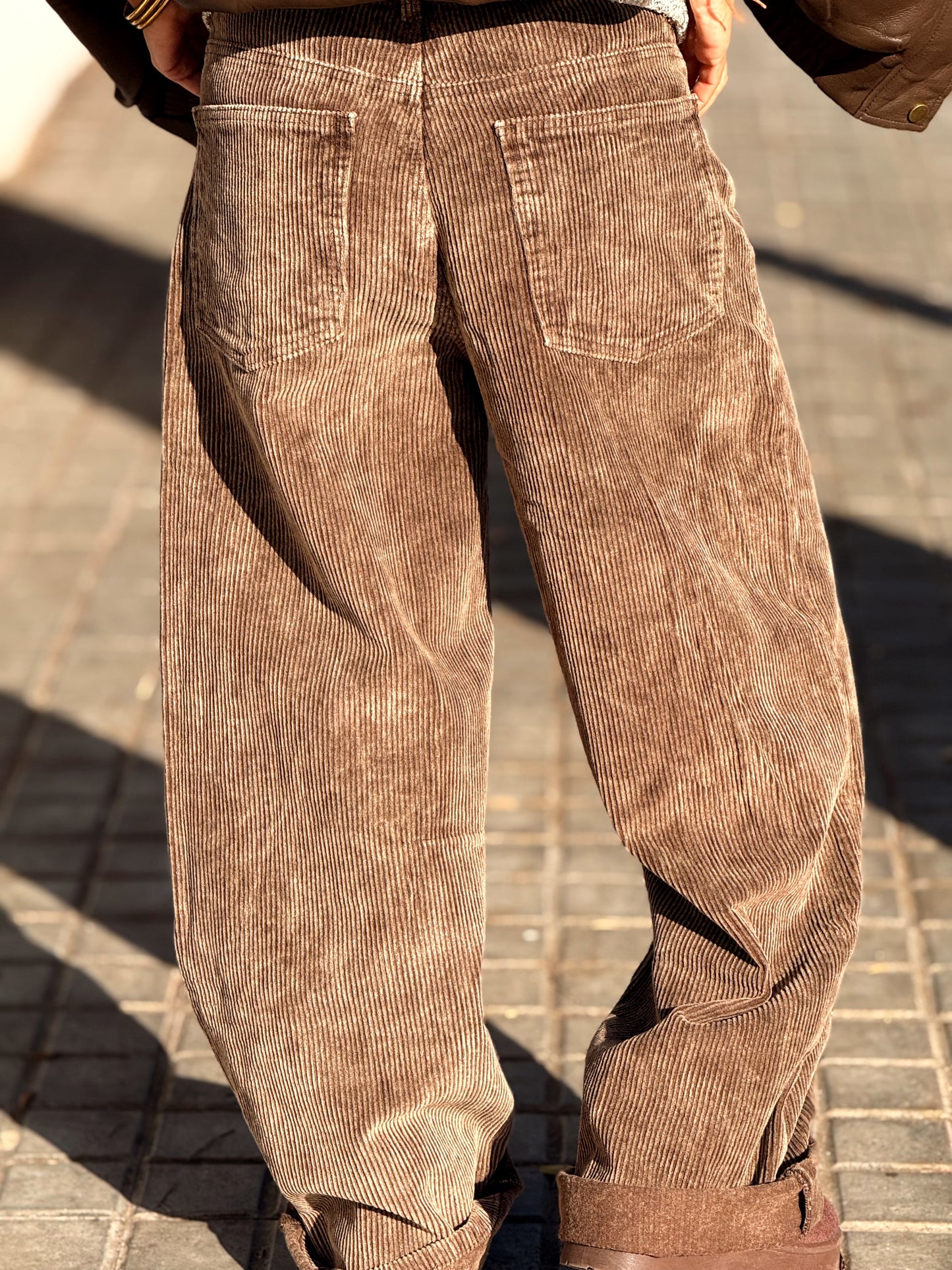 PANTALON DE PANA JOYCE MULTICOLOR