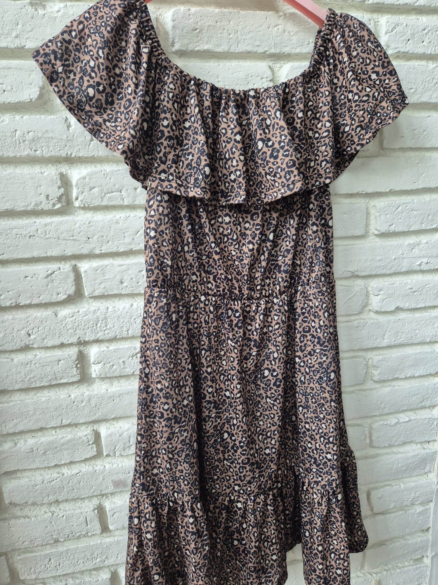 VESTIDO CORTO LEOPARDO