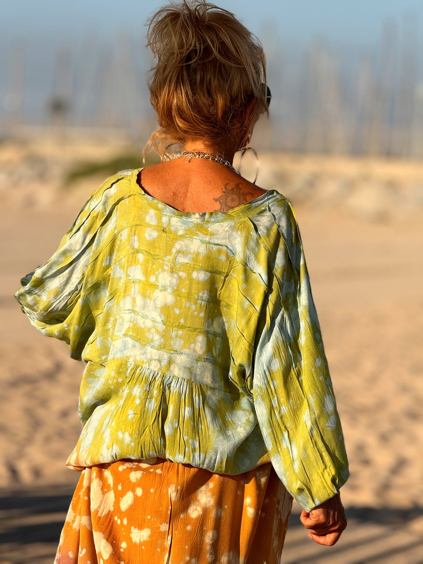 VESTIDO KAFTAN SUPER OVERSIZE MULTICOLOR