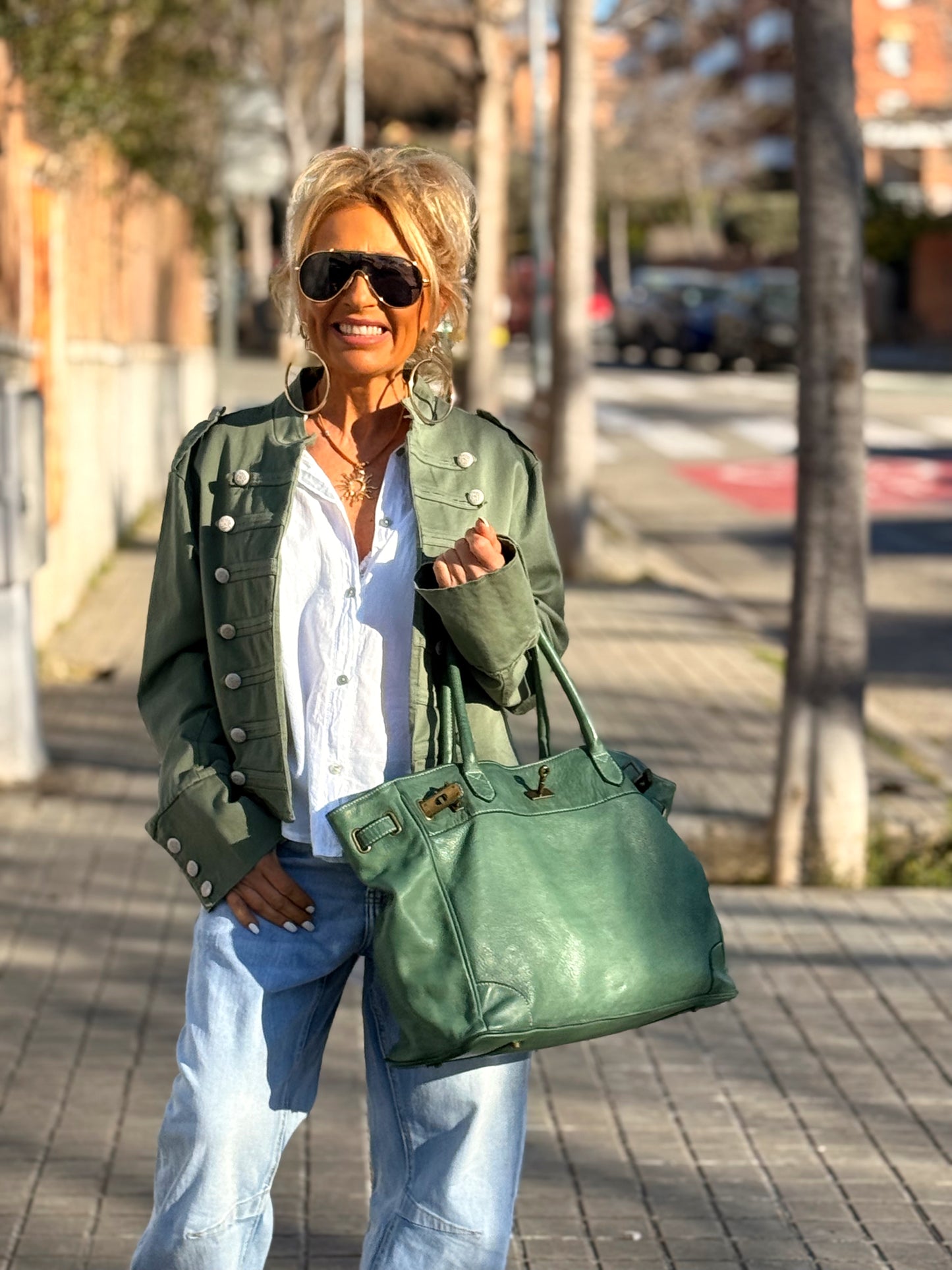 CHAQUETA CORTA COLONIAL MULTICOLOR