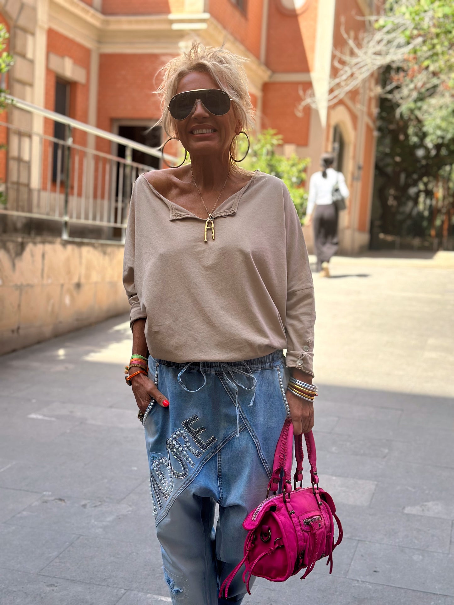 CAMISETA ROLLAND CAMEL