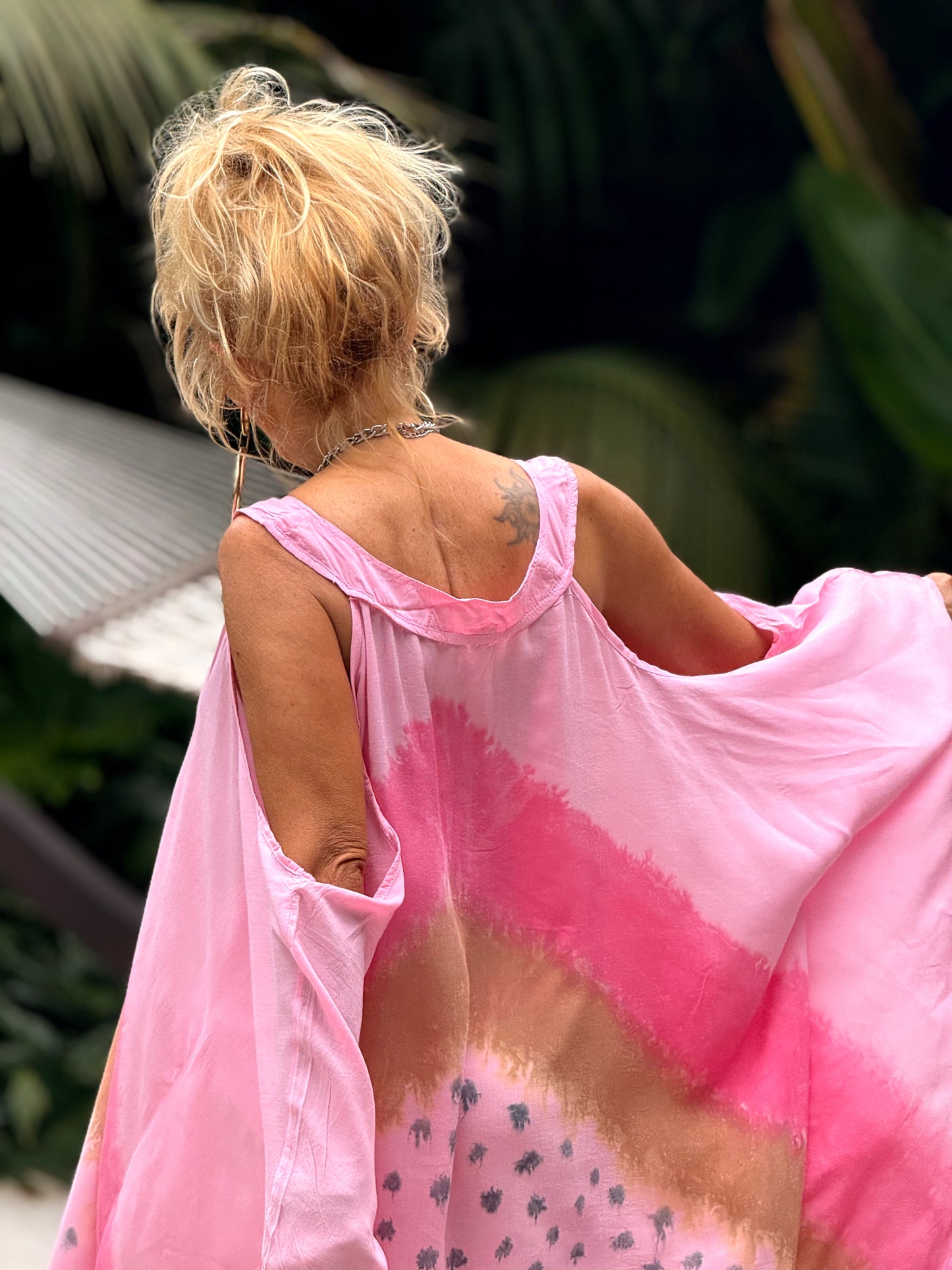 VESTIDO SUPER OVERSIZE FORMENTERA MULTICOLOR