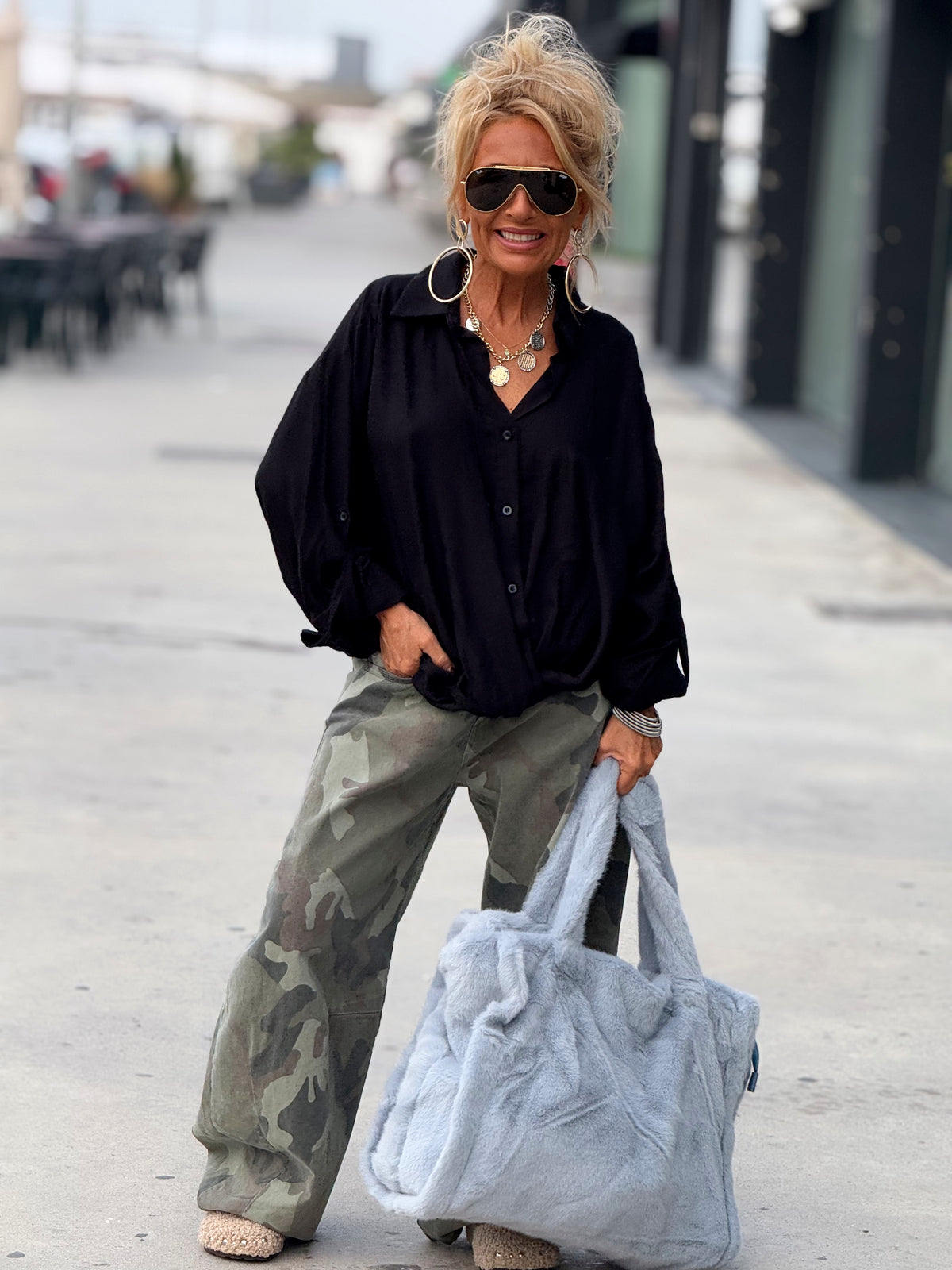 PANTALON CAMUFLAJE MAGDA MULTICOLOR