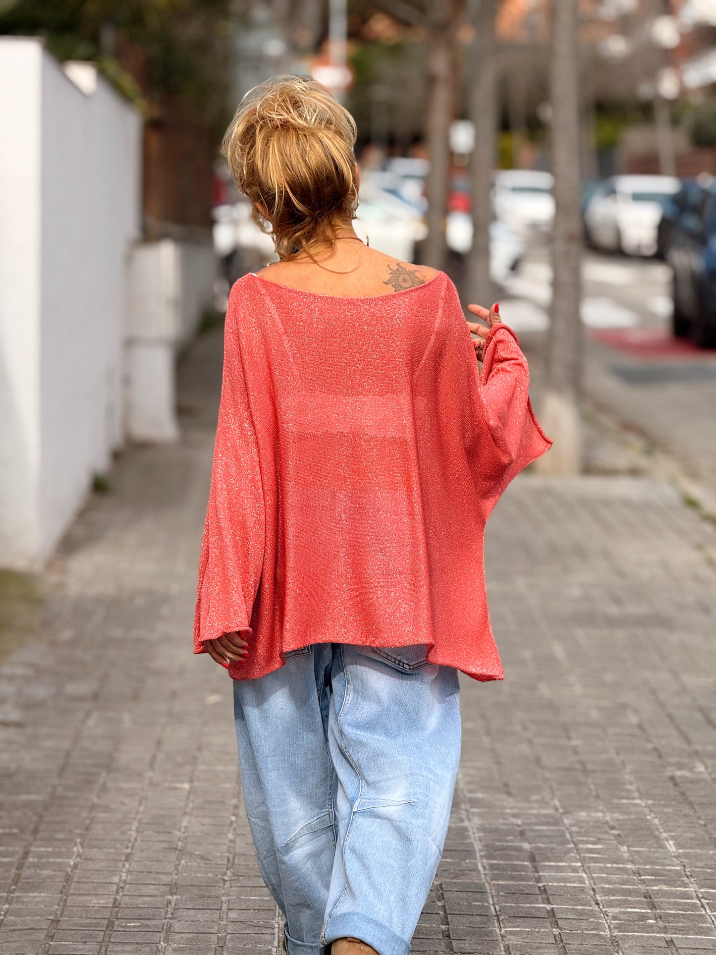 JERSEY BRILLANTE SUPER OVERSIZE ARLETTE MULTICOLOR