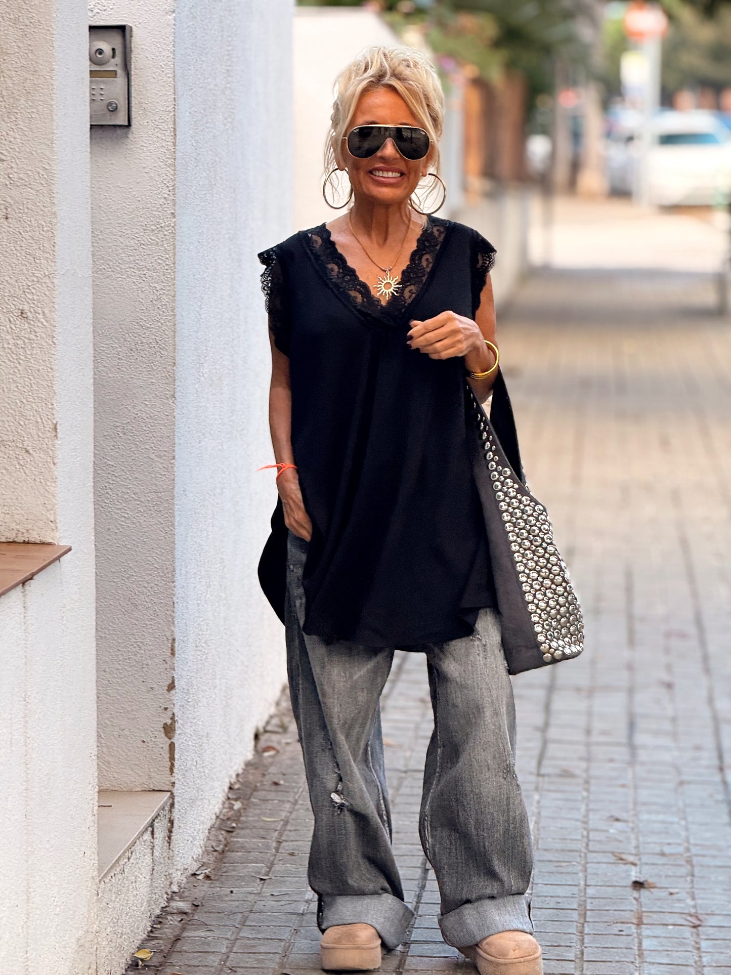 TOP LENCERO SUPER OVERSIZE MAGALY MULTICOLOR