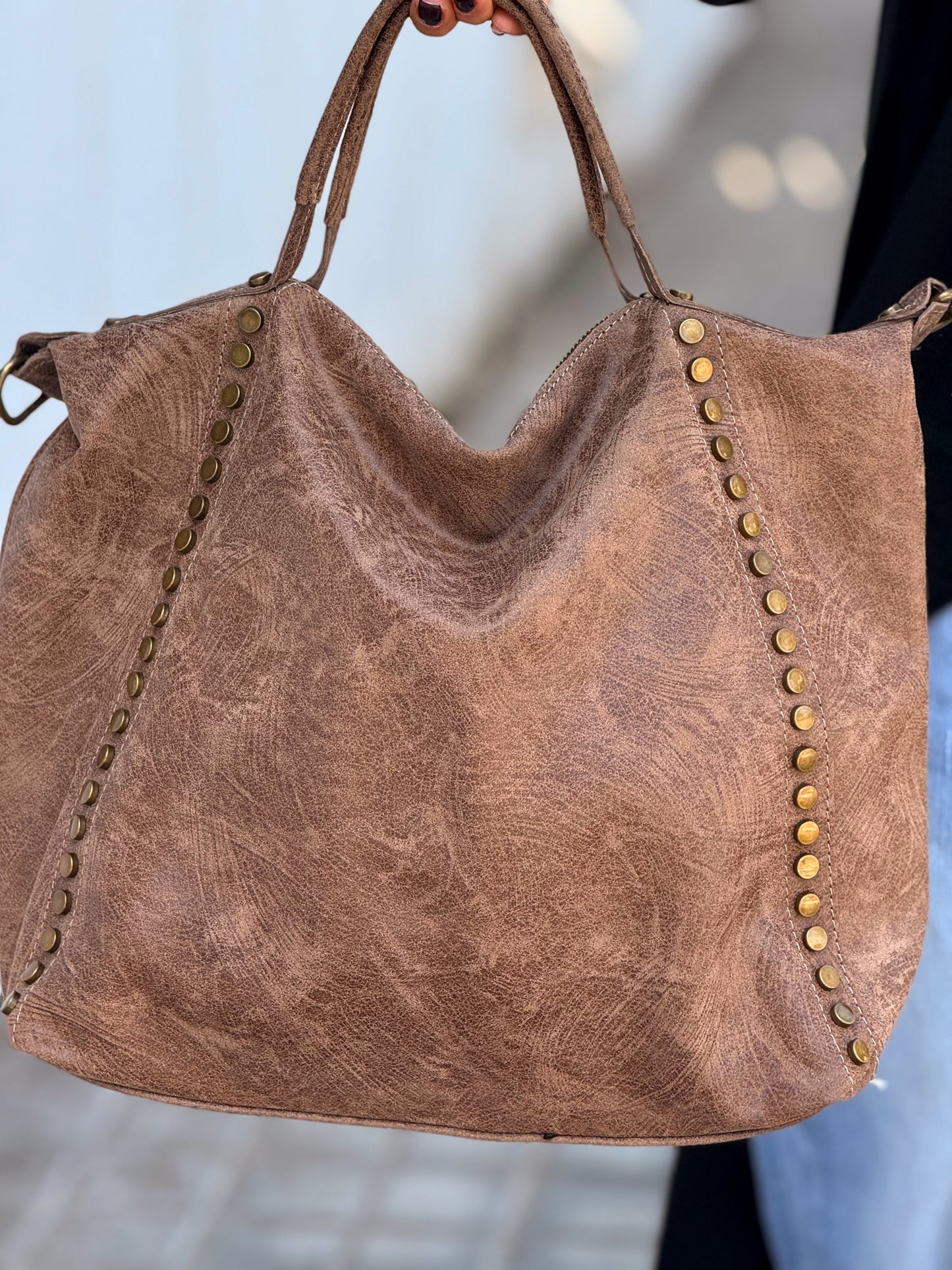 BOLSO TACHAS MULTICOLOR