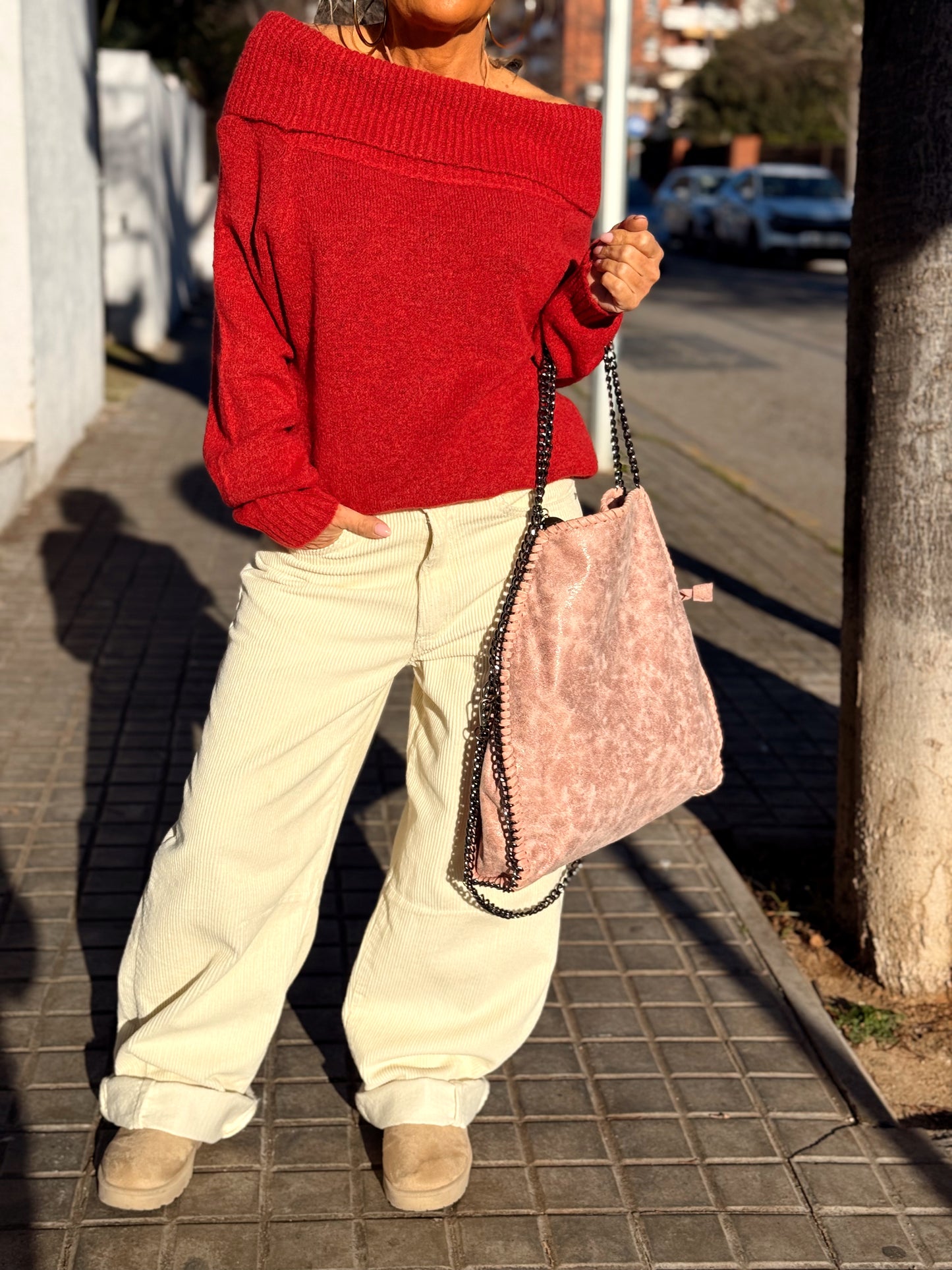 JERSEY DE PUNTO BARDOT MULTICOLOR