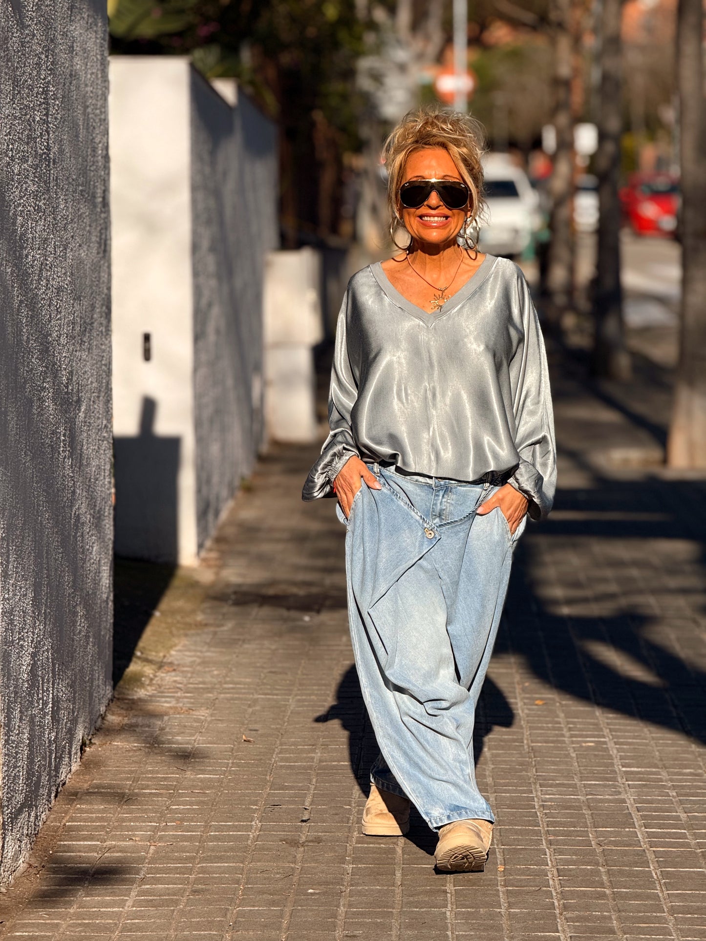 BLUSA OVERSIZE ZIGGY MULTICOLOR